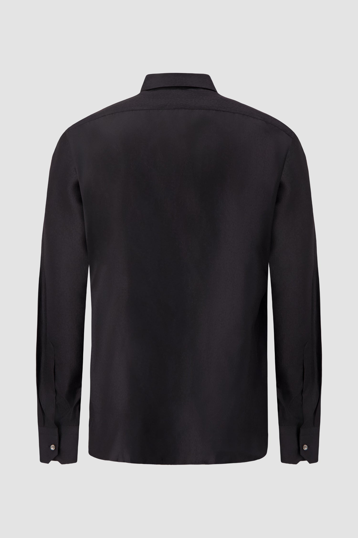 Stefano Ricci Black Silk Dress Shirt