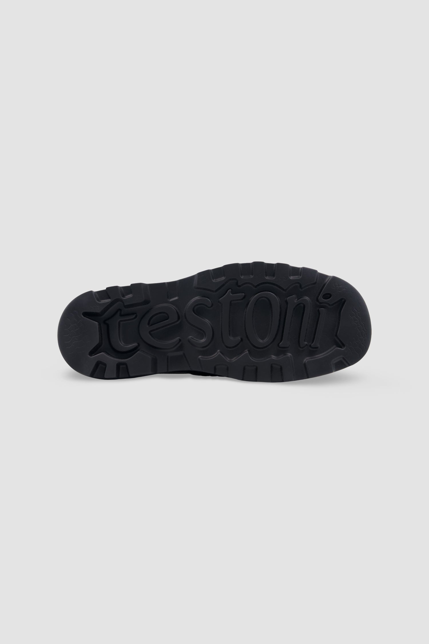 Testoni Black Leather Penny Loafers