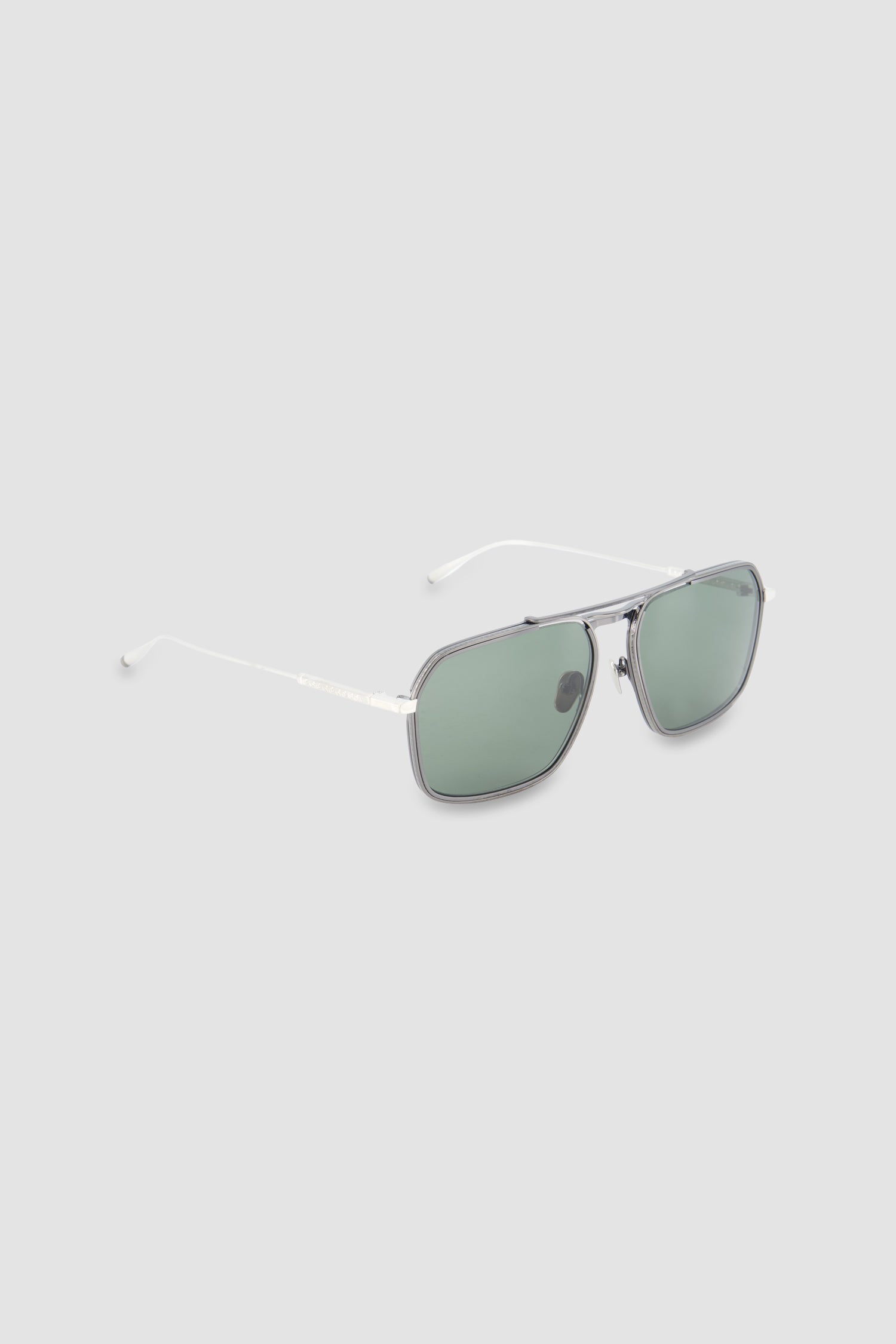 Masunaga Green/Grey Misago Sunglasses