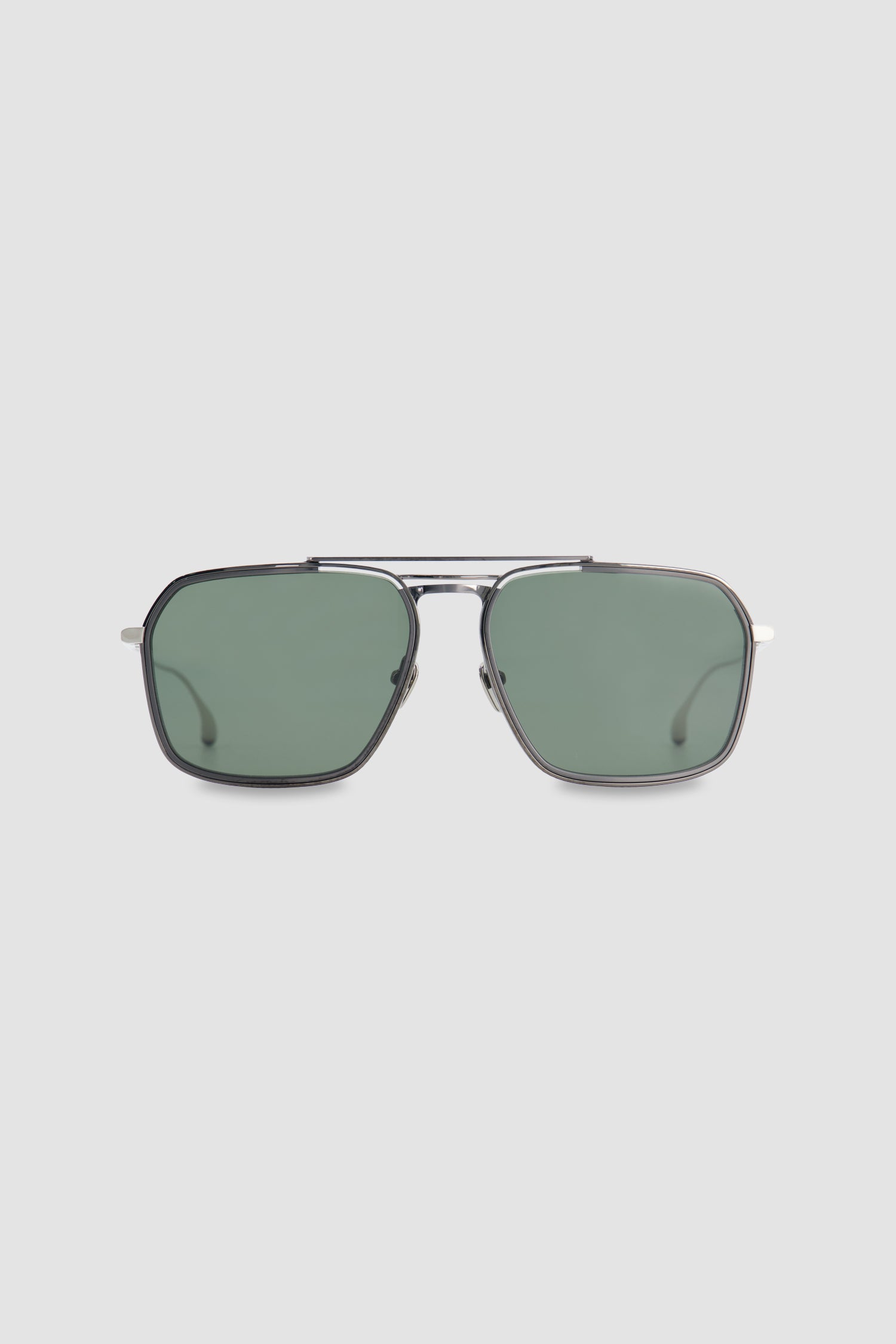 Masunaga Green/Grey Misago Sunglasses