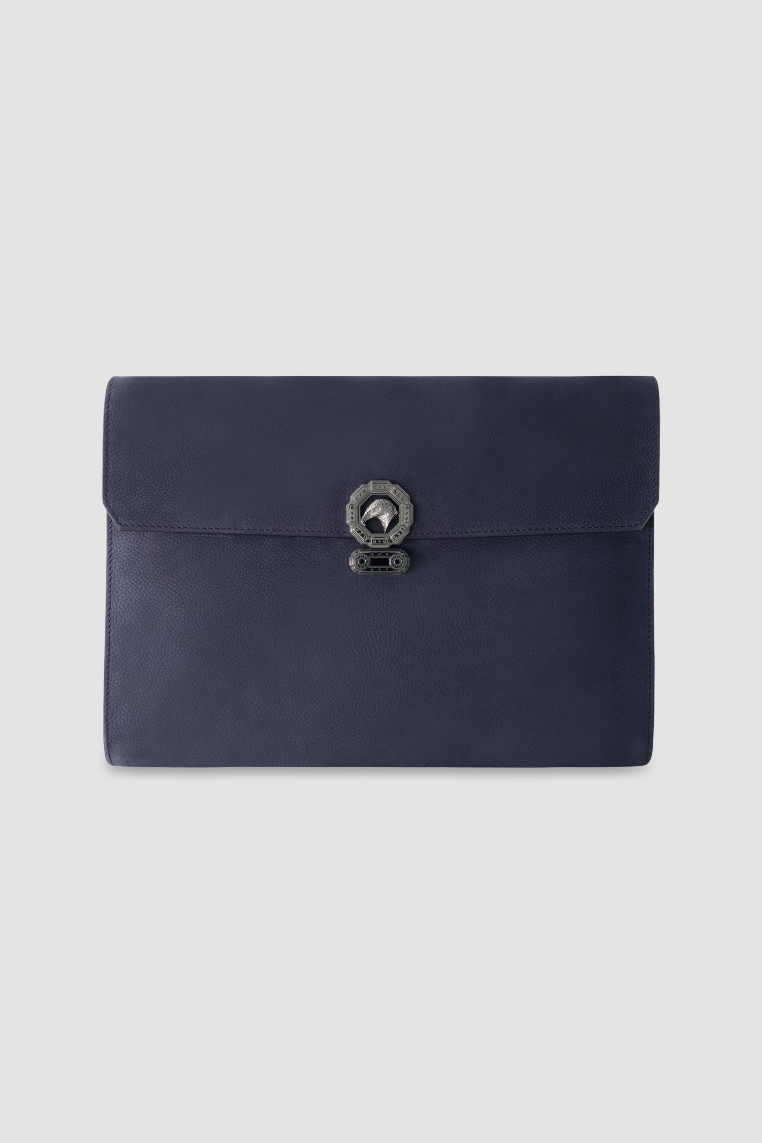 Stefano Ricci Navy Calf Leather Crossbody Bag
