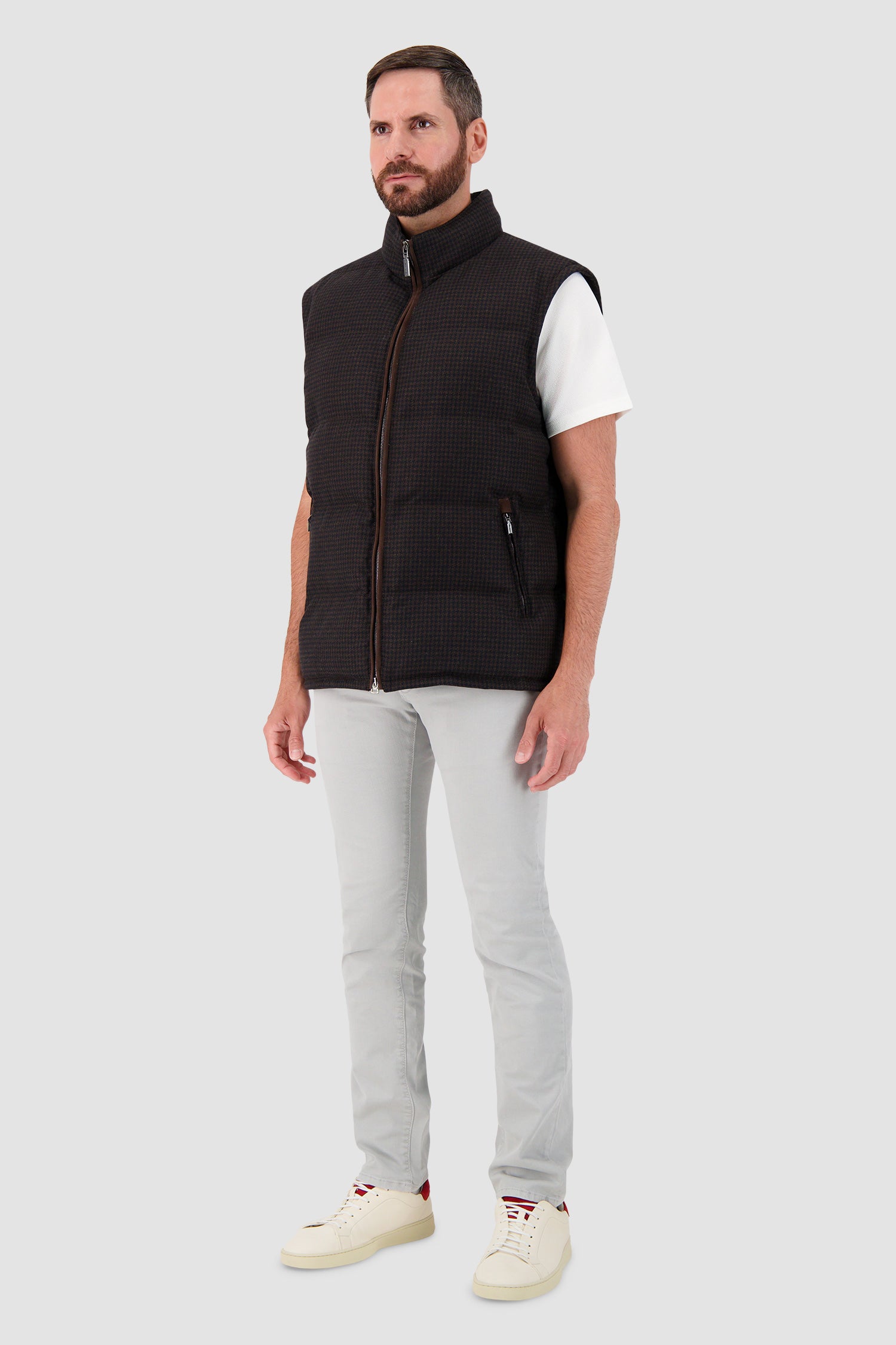 Hettabretz Brown Down Vest