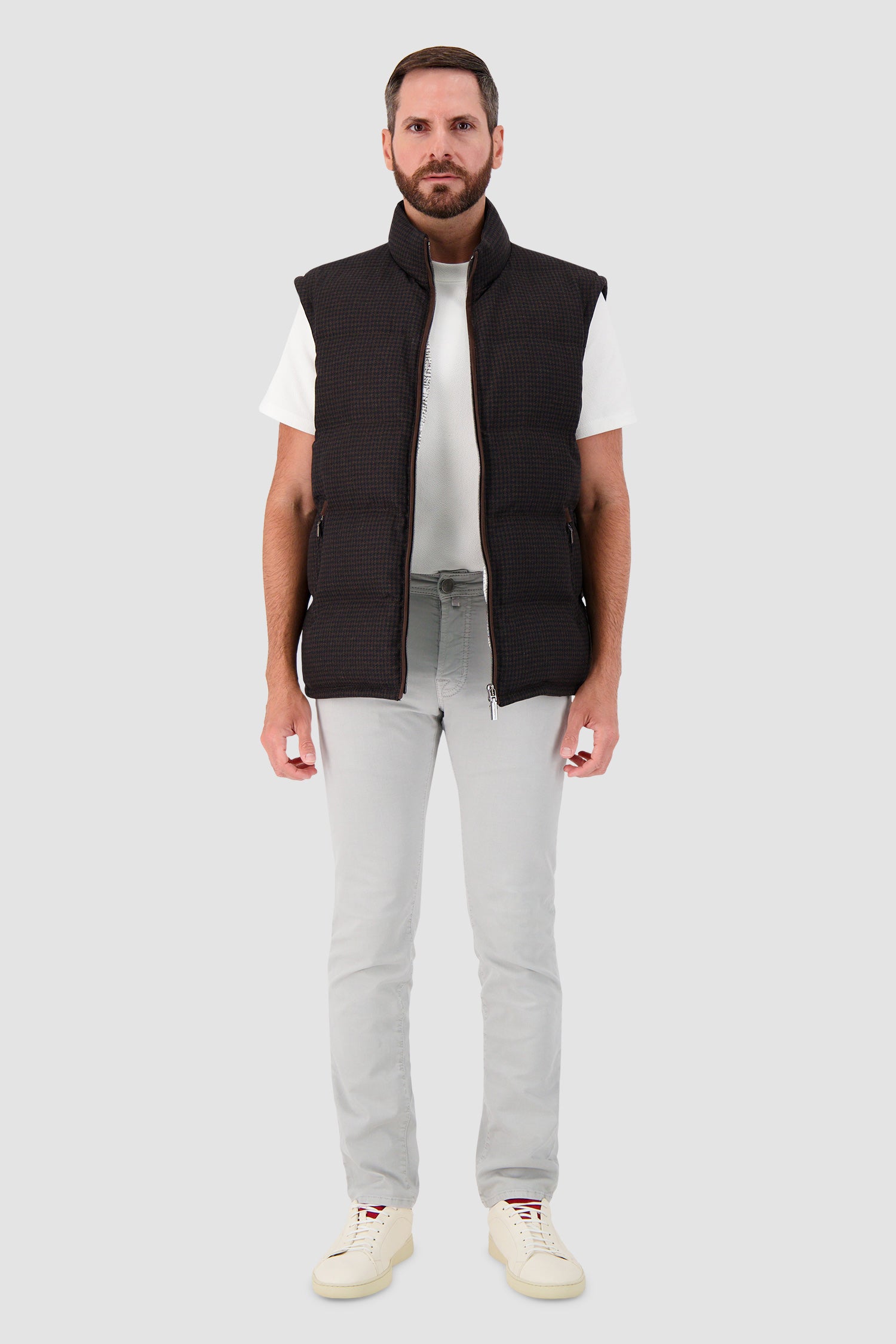 Hettabretz Brown Down Vest