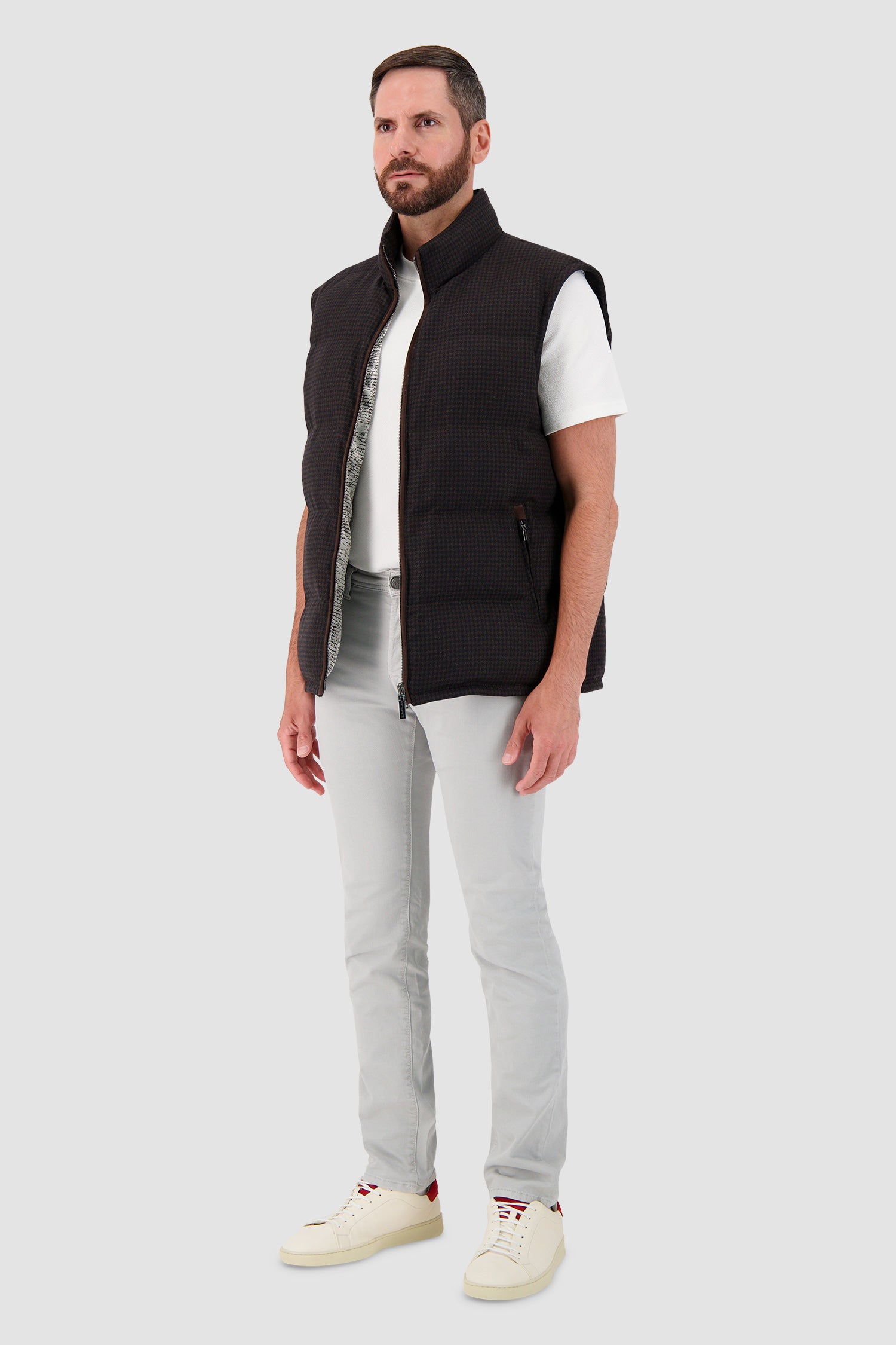 Hettabretz Brown Down Vest