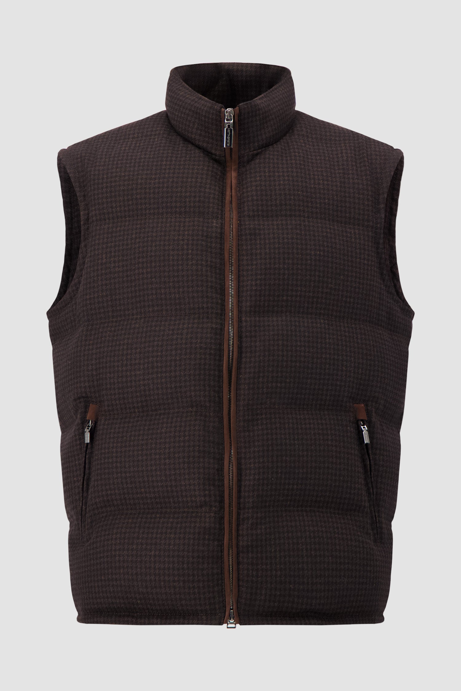 Hettabretz Brown Down Vest