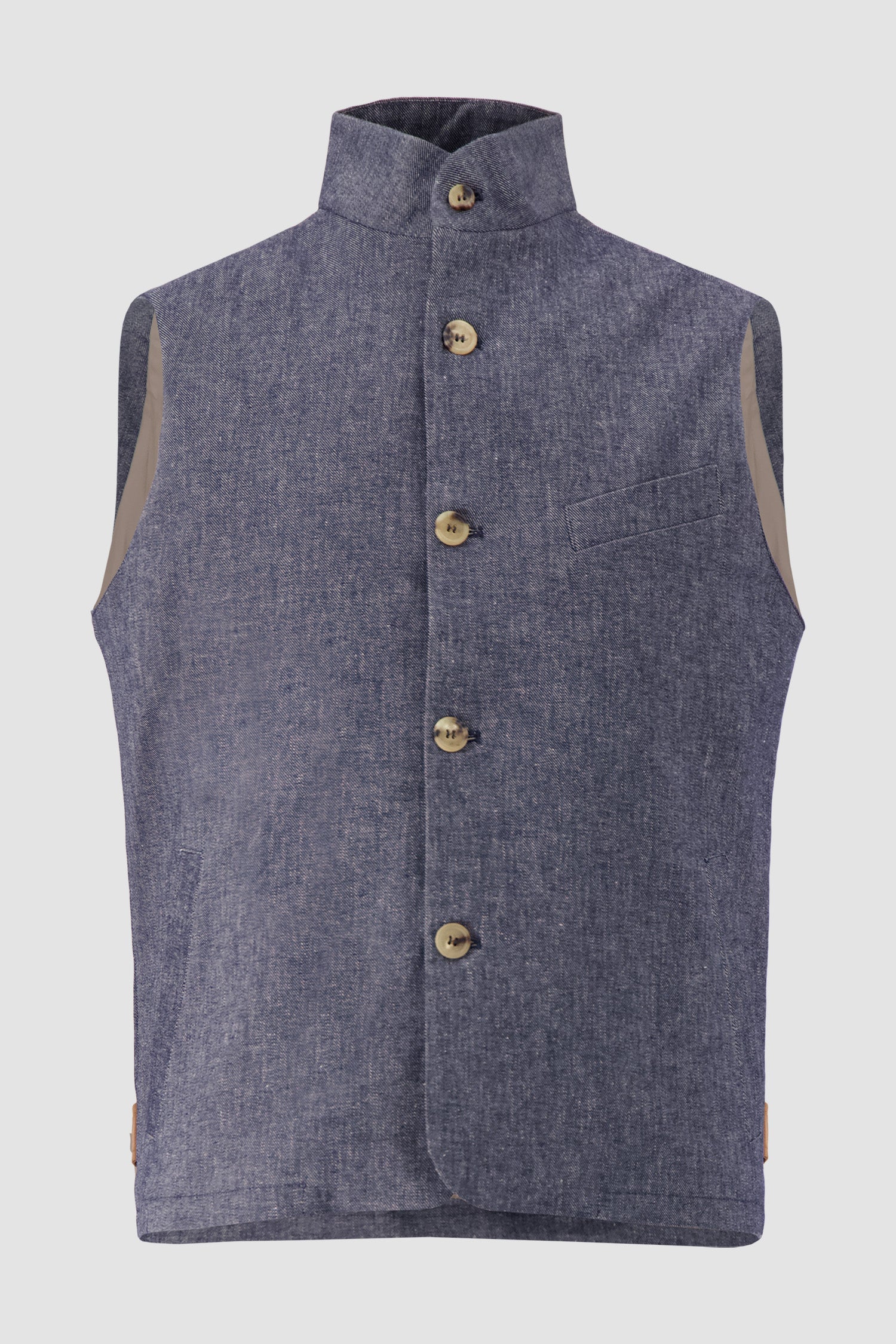 Luigi Borrelli Blue Gilet Vest