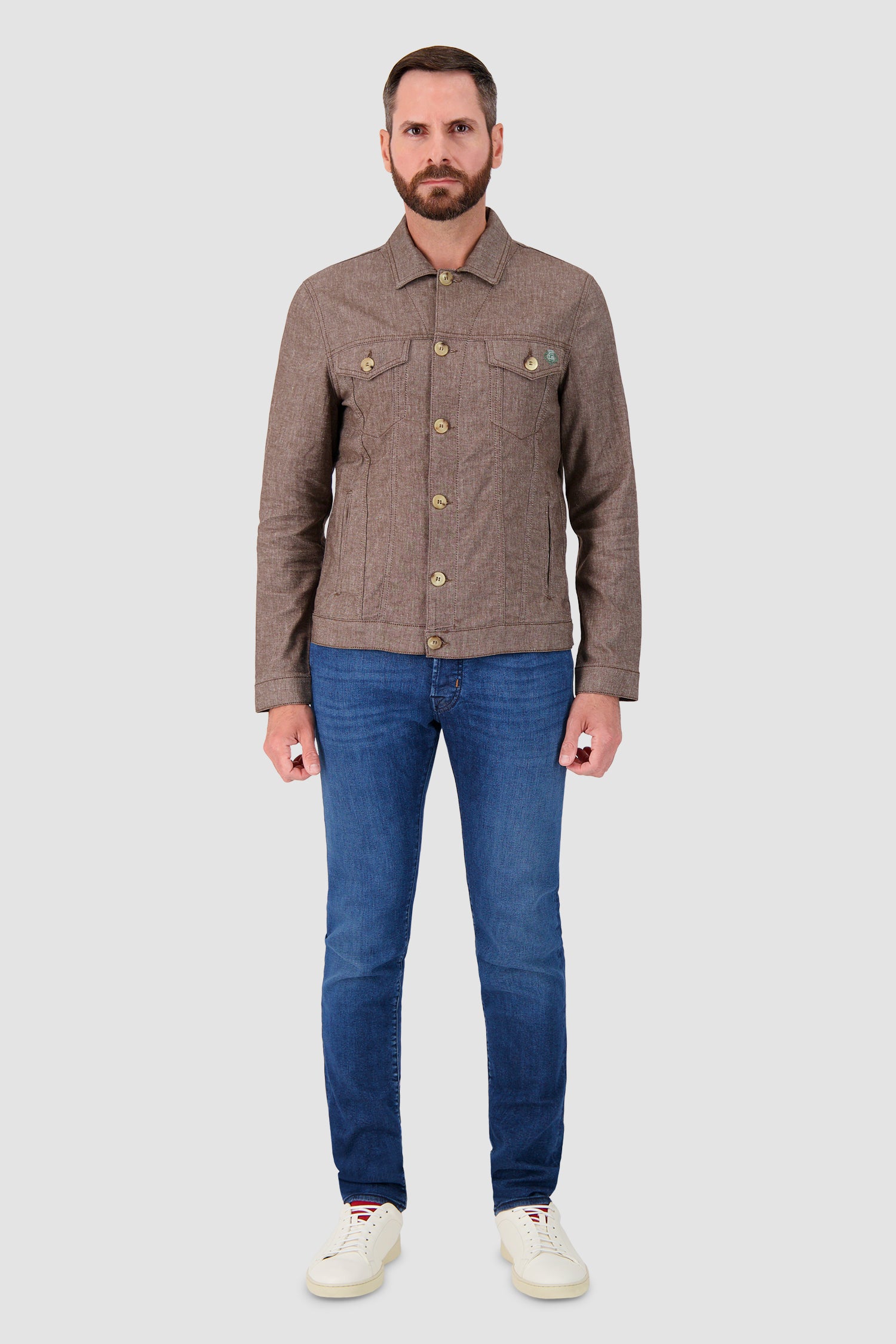 Luigi Borrelli Blouson en Jean