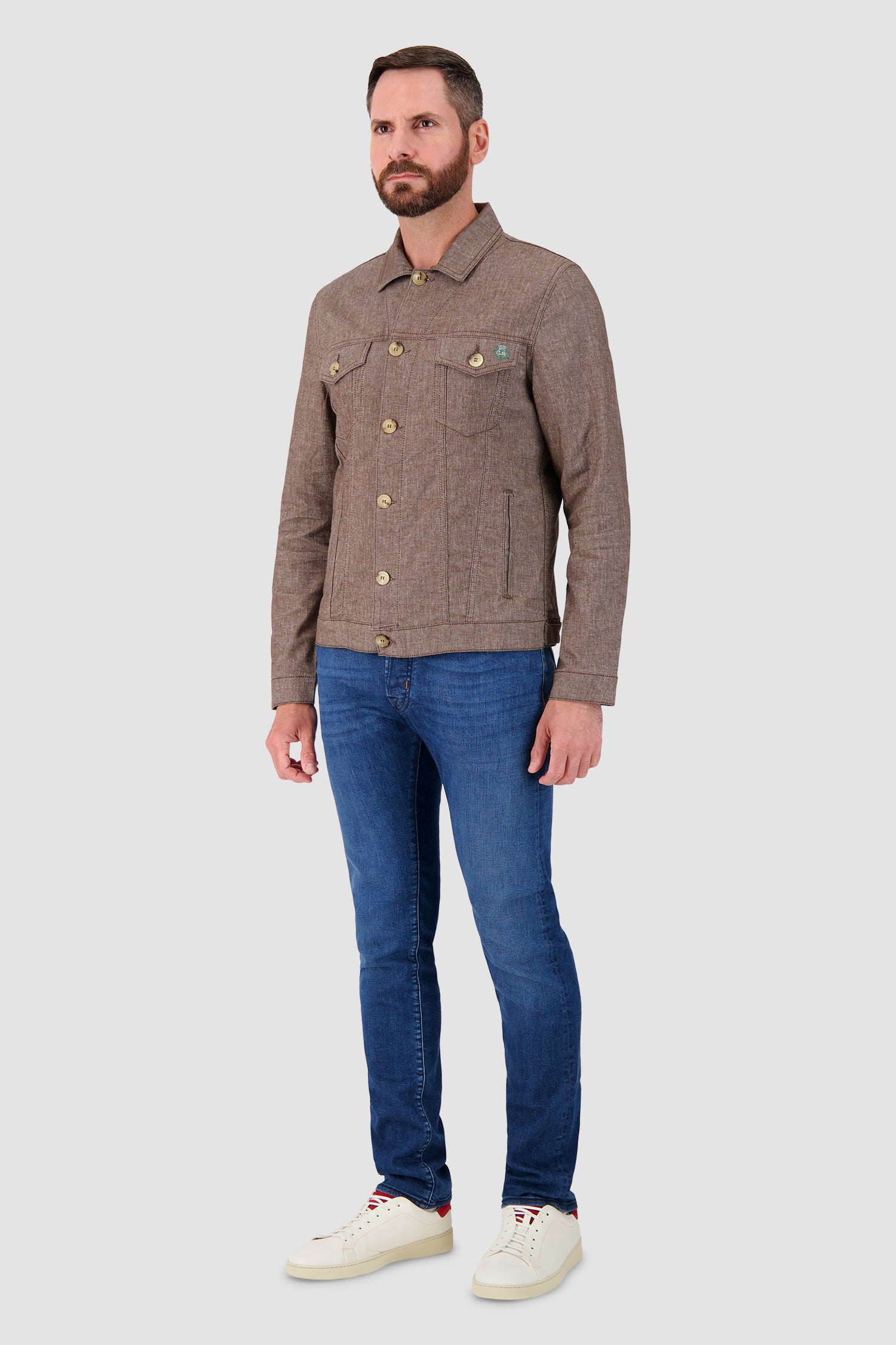 Luigi Borrelli Blouson en Jean