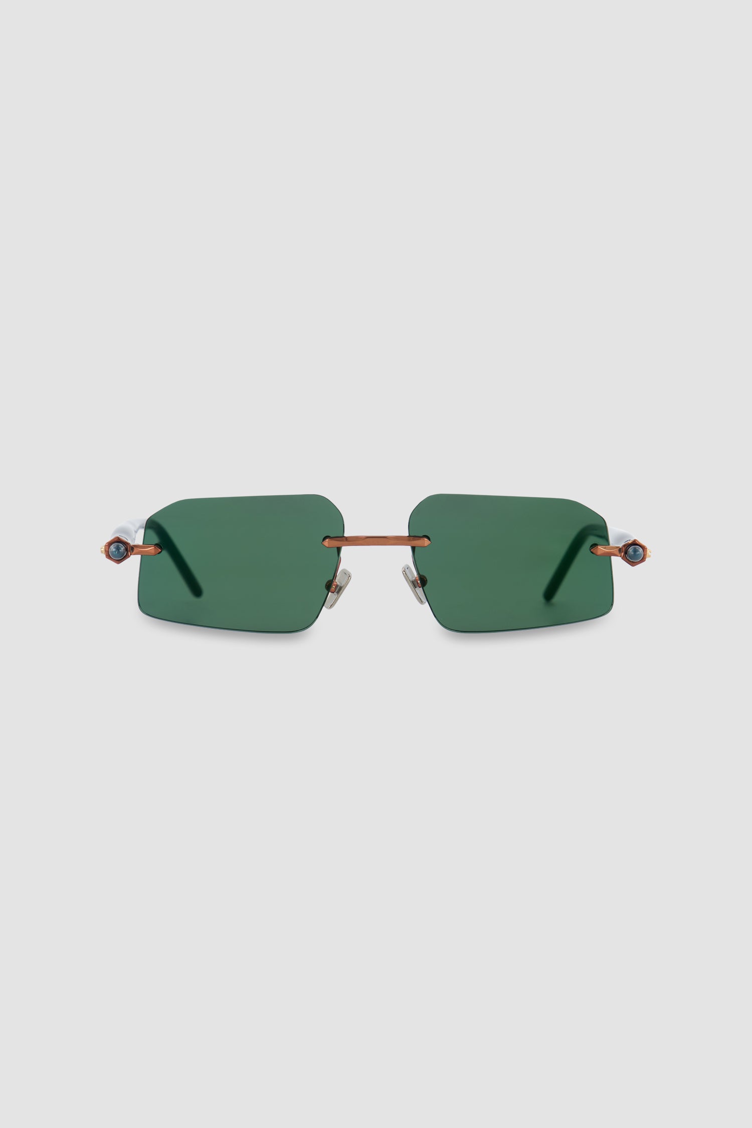 Kuboraum Black/Green Sunglasses