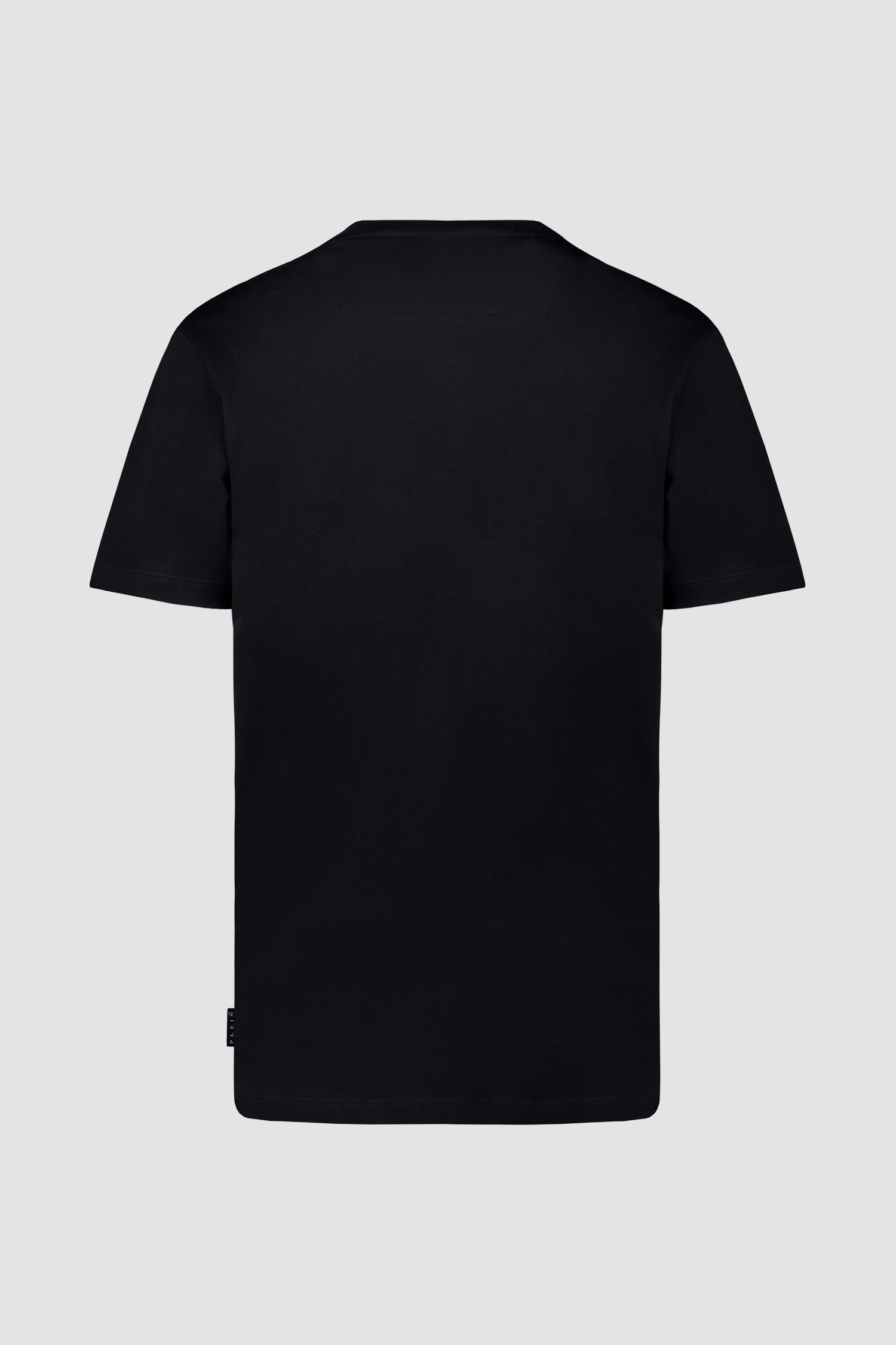Fashion MENS Quality Single Round Neck T-shirt Black With Design