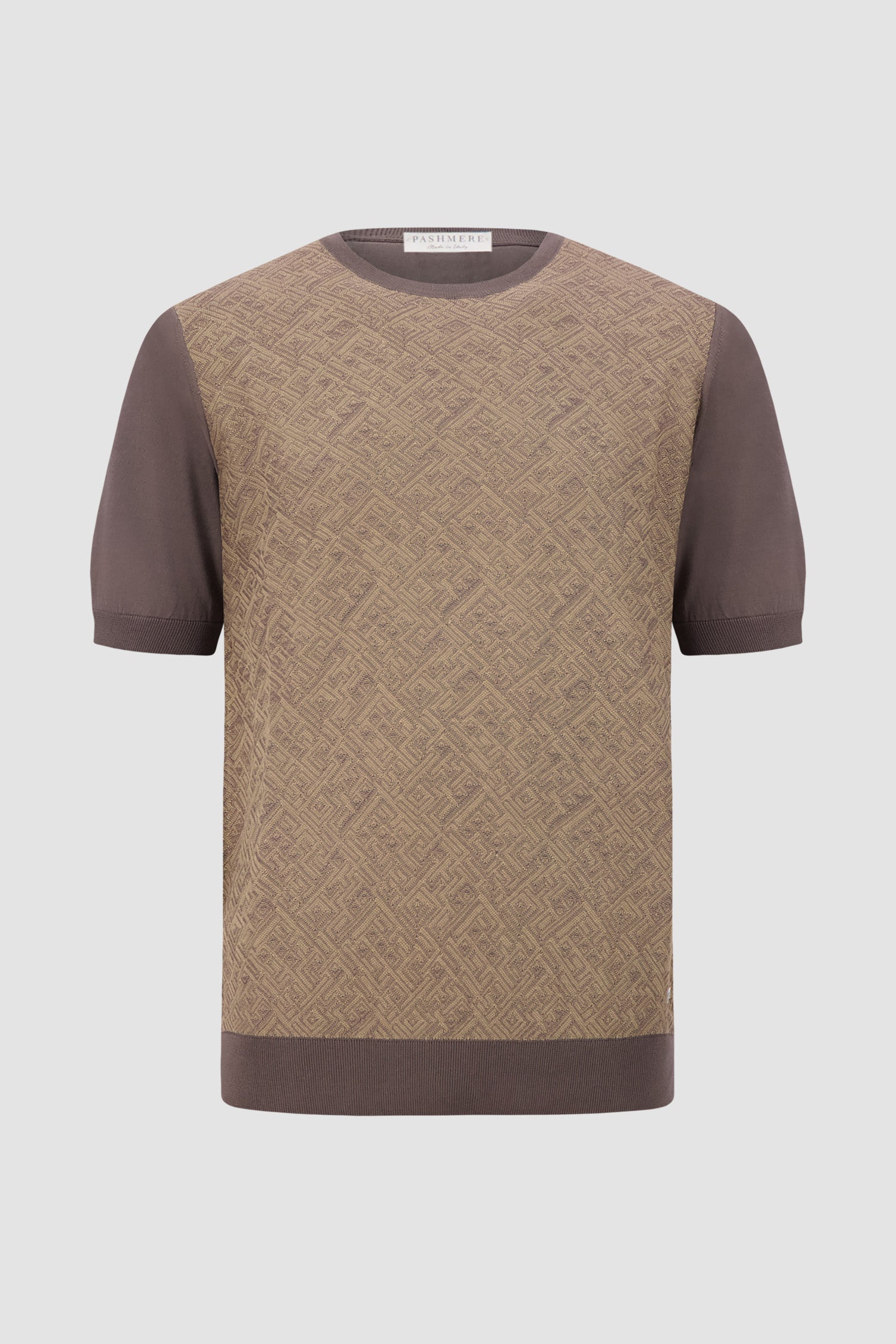 Pashmere Fango/Mandorla T-shirt
