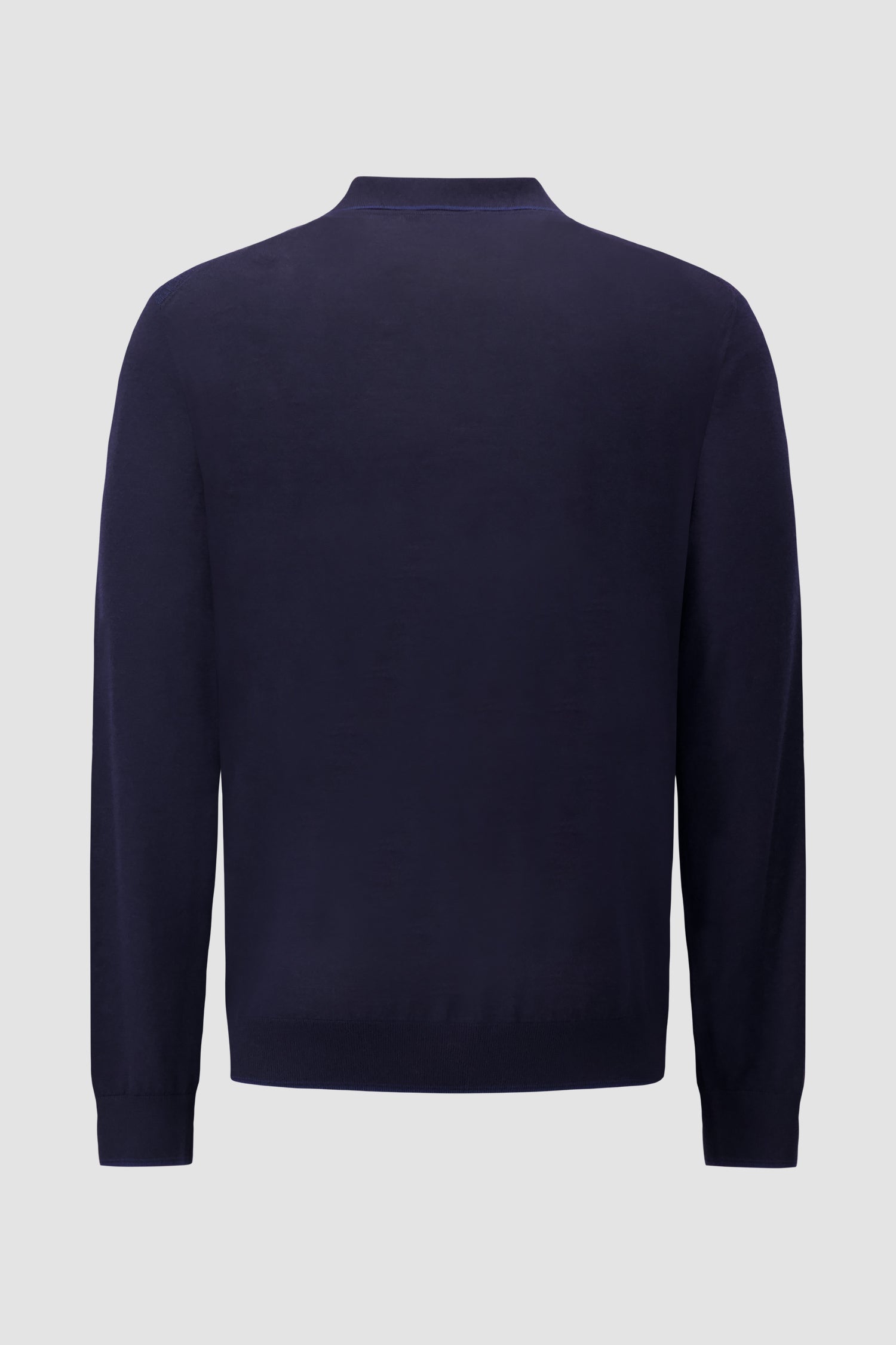 Pashmere Long Sleeve Polo Shirt Navy