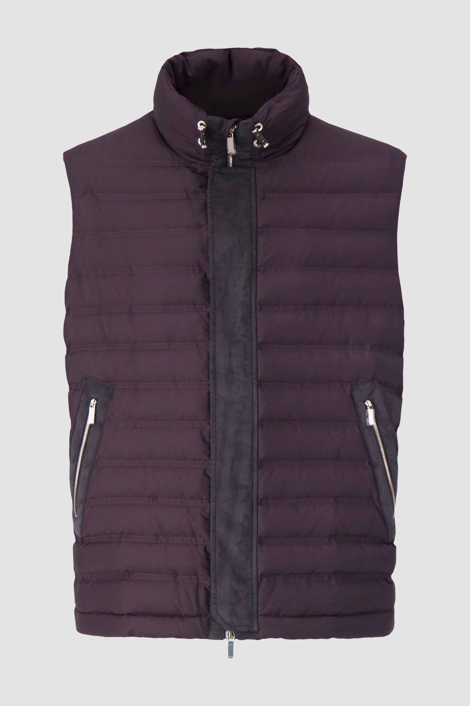 Zilli Purple Down Vest Jacket