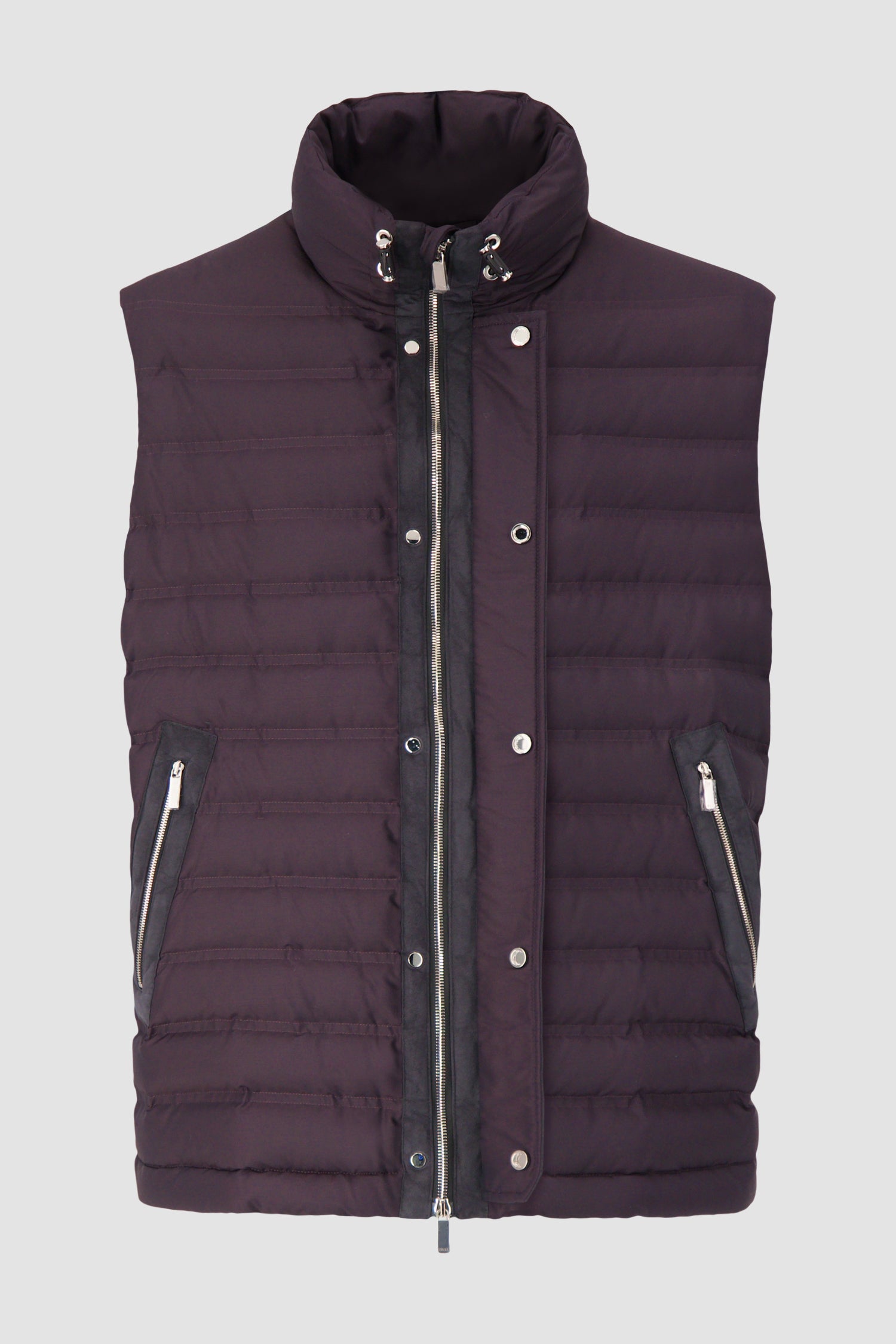 Zilli Purple Down Vest Jacket