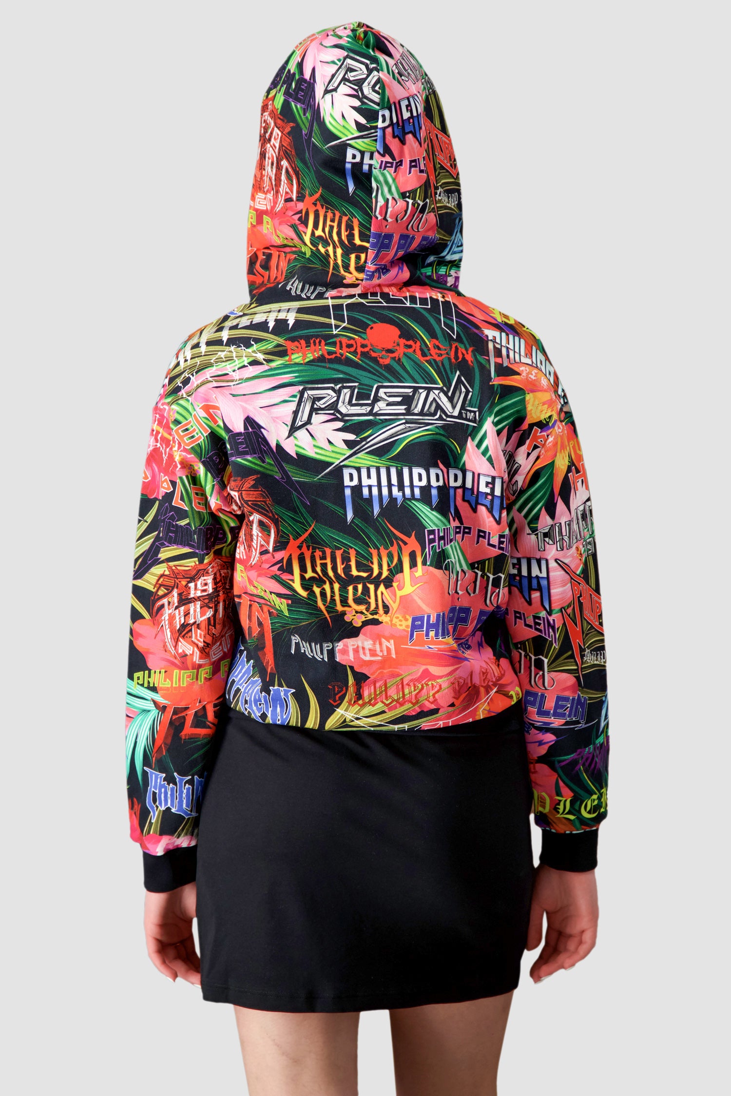 Philipp Plein Black Jungle Rock Hoodie