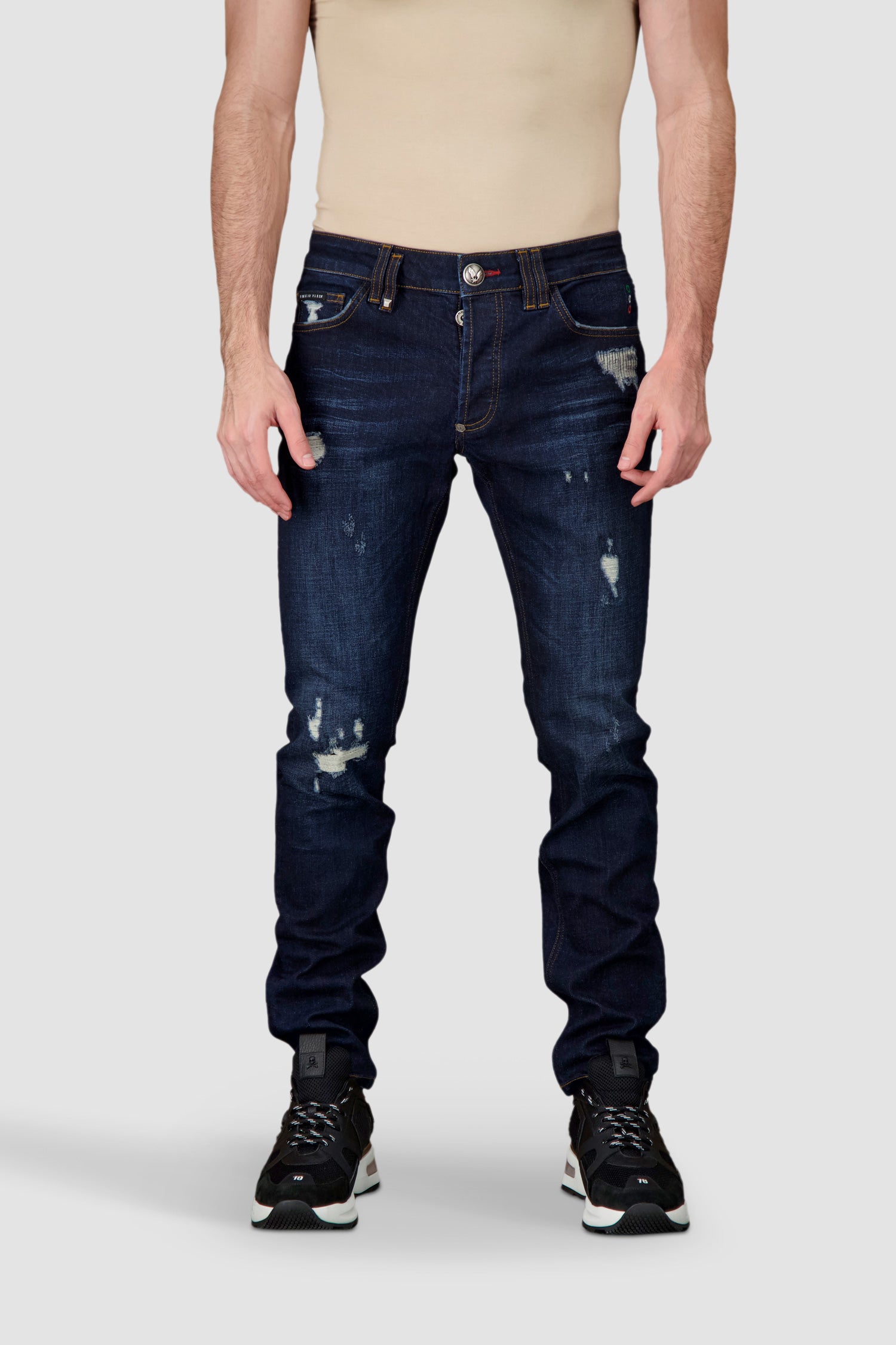 Philipp Plein Super Straight Cut Denim Original Jeans