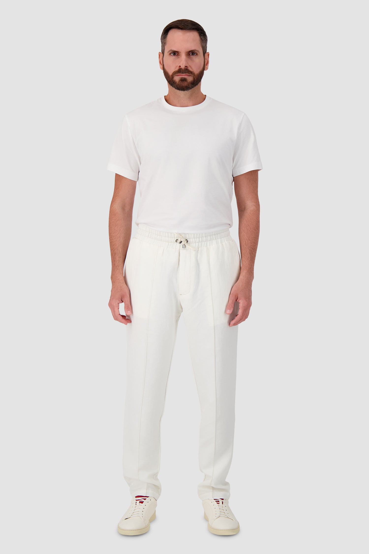 Hettabretz Linen Trousers - WHITE
