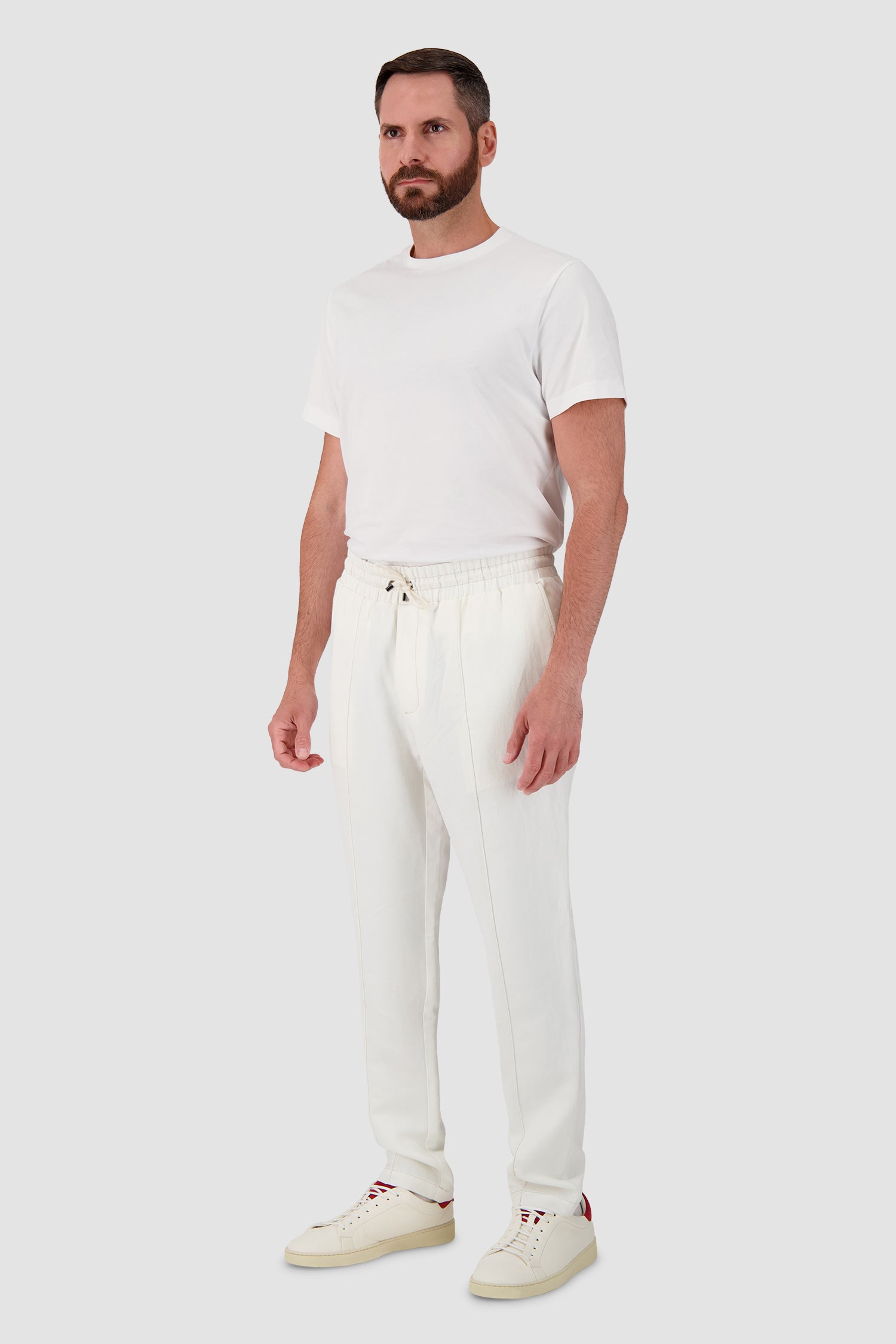 Hettabretz Linen Trousers - WHITE