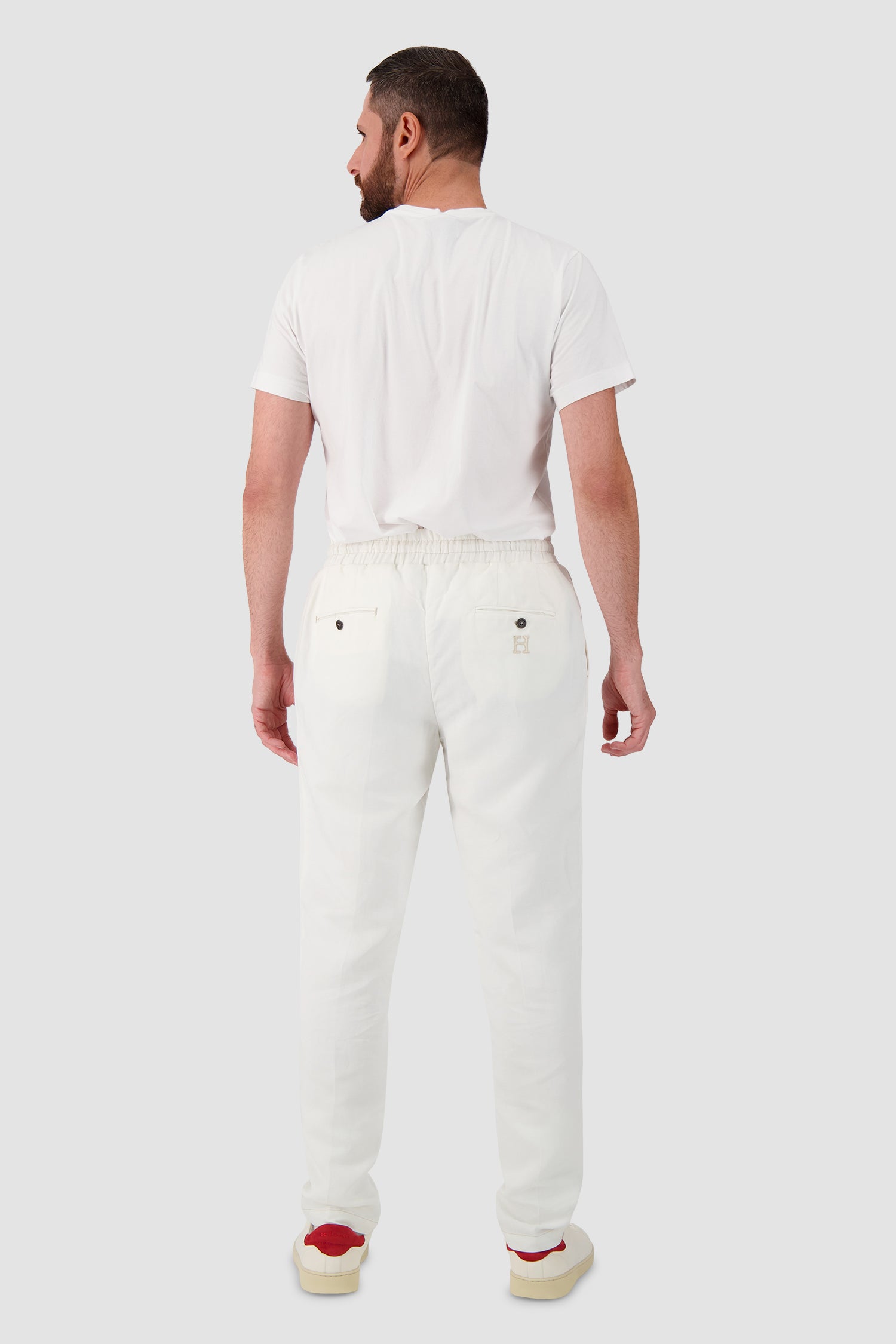 Hettabretz Linen Trousers - WHITE