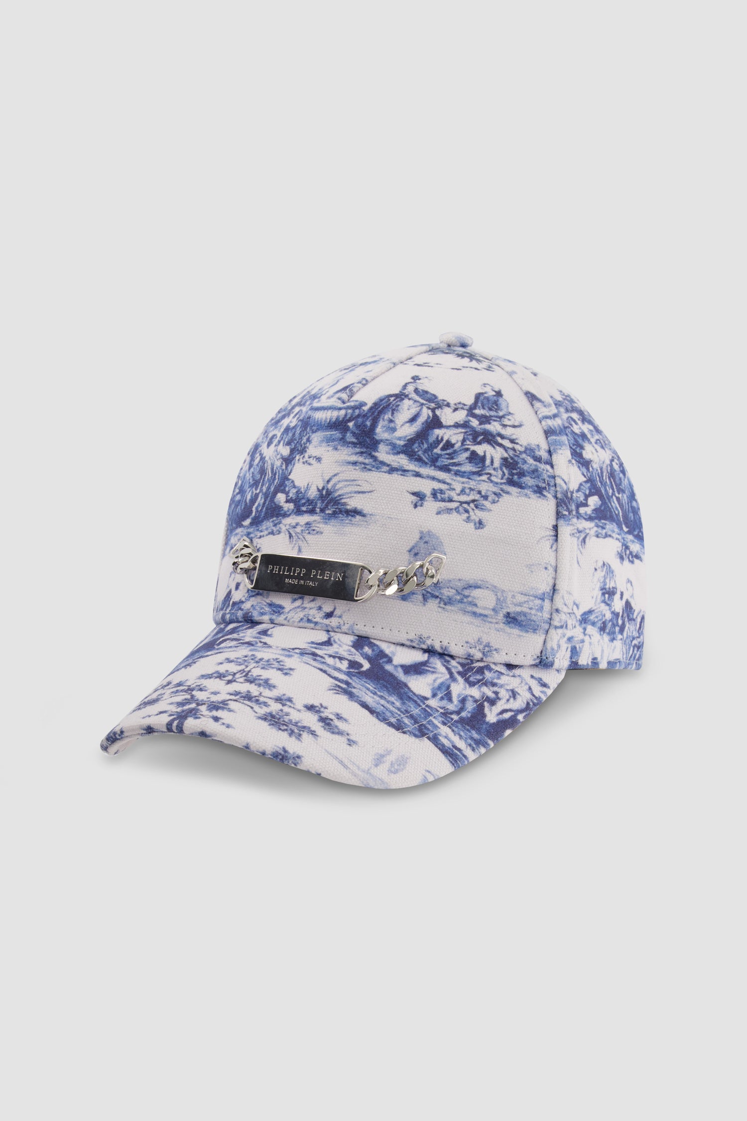 Philipp Plein White/Blue Baseball Cap