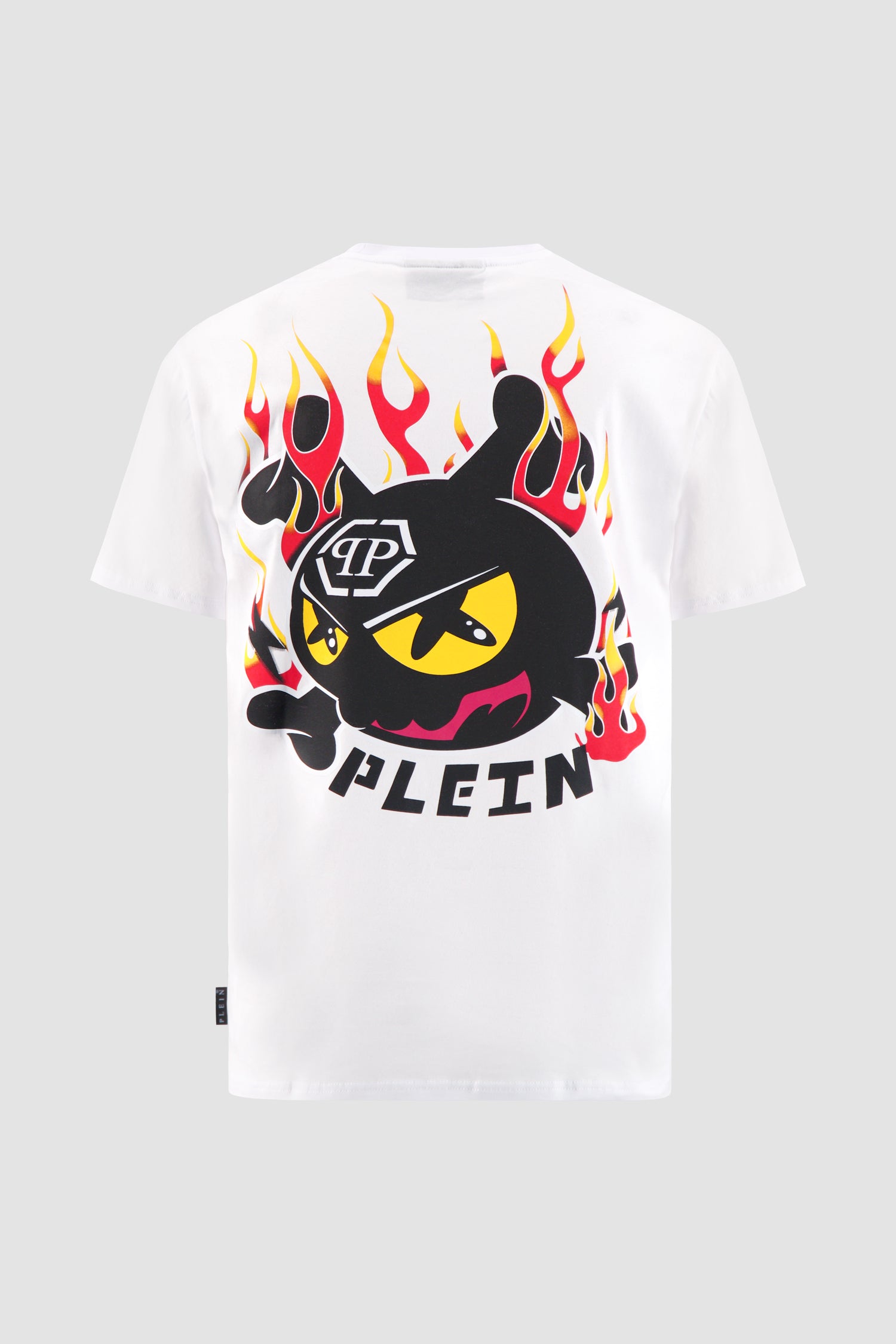 Philipp Plein White Round Neck SS T-shirt