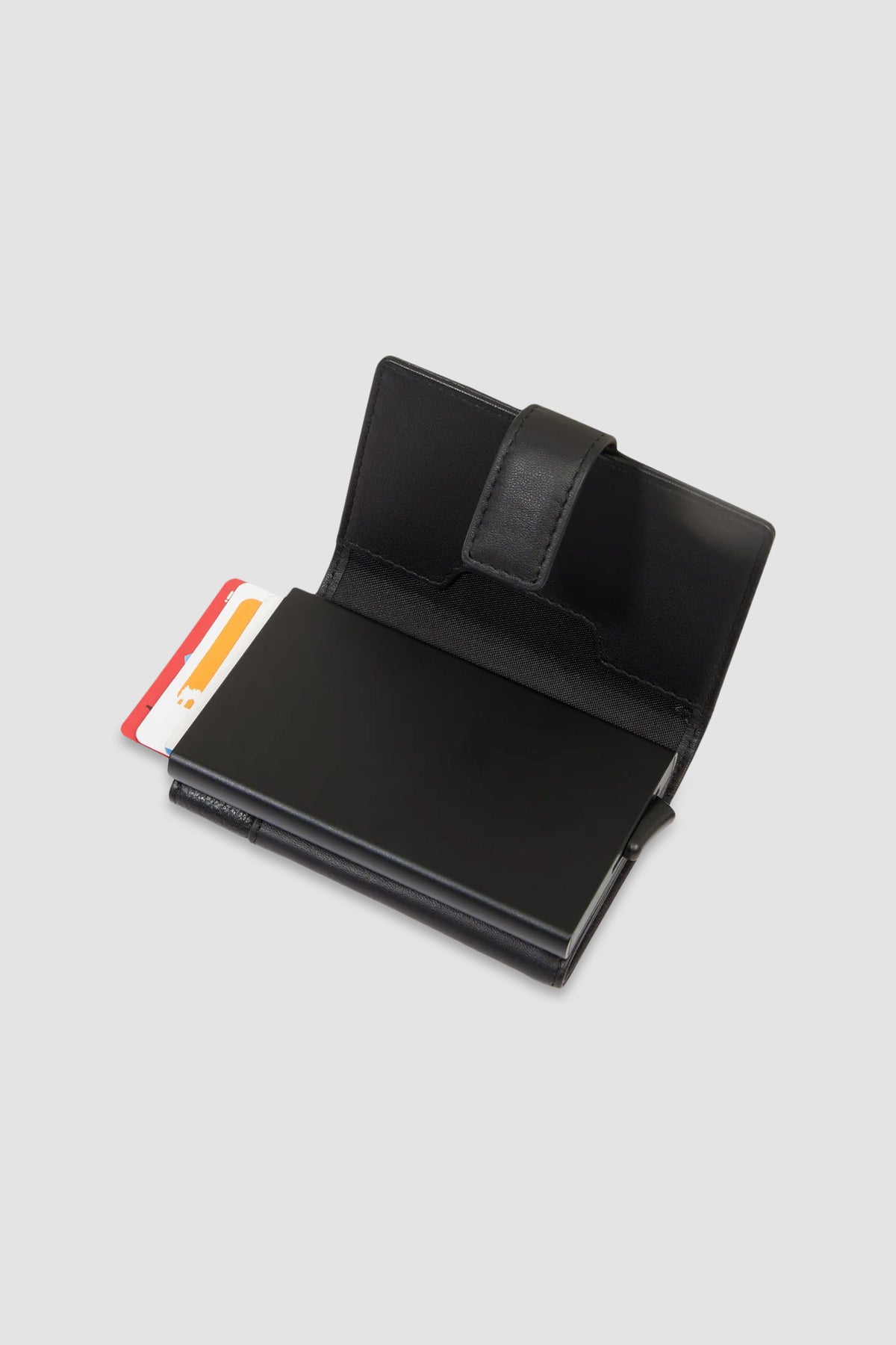 Piquadro Black Pop-Up Card Holder