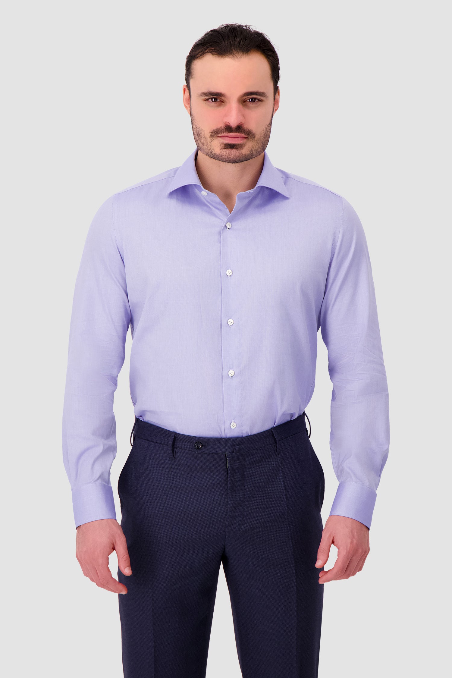 Chemise en twill/Oxford Luigi Borrelli