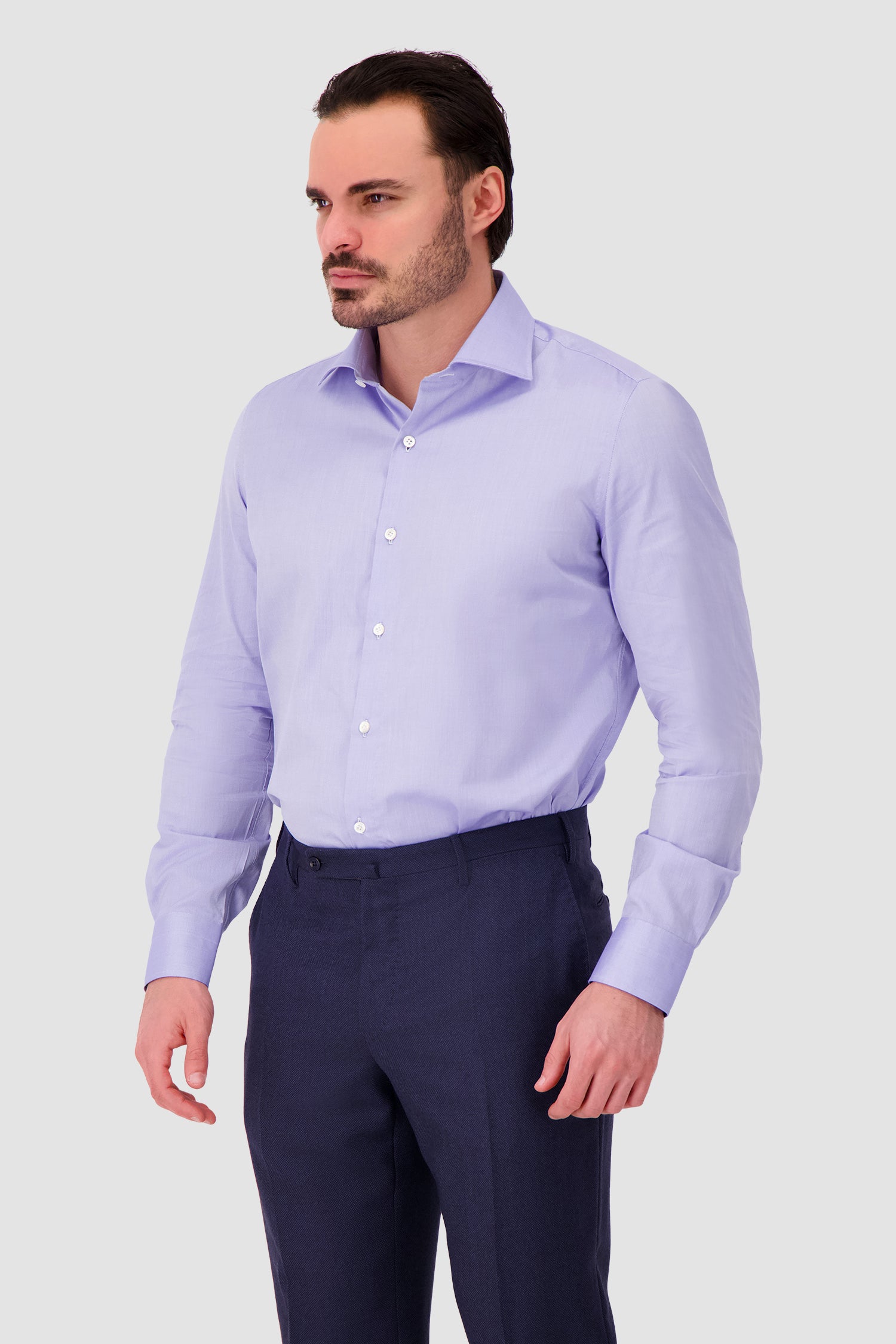 Chemise en twill/Oxford Luigi Borrelli