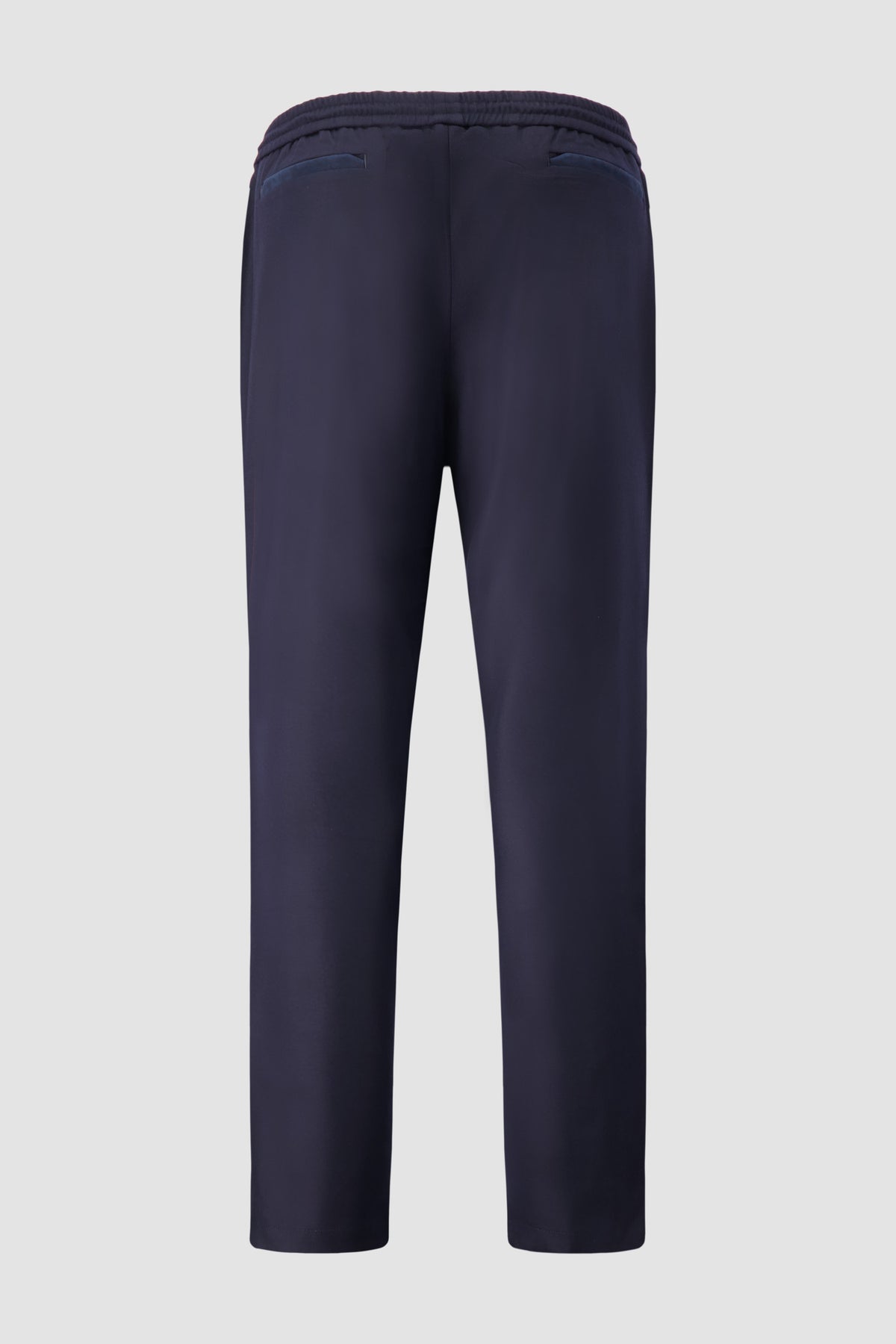 Sease Navy Virgin Wool Drawstring Tousers