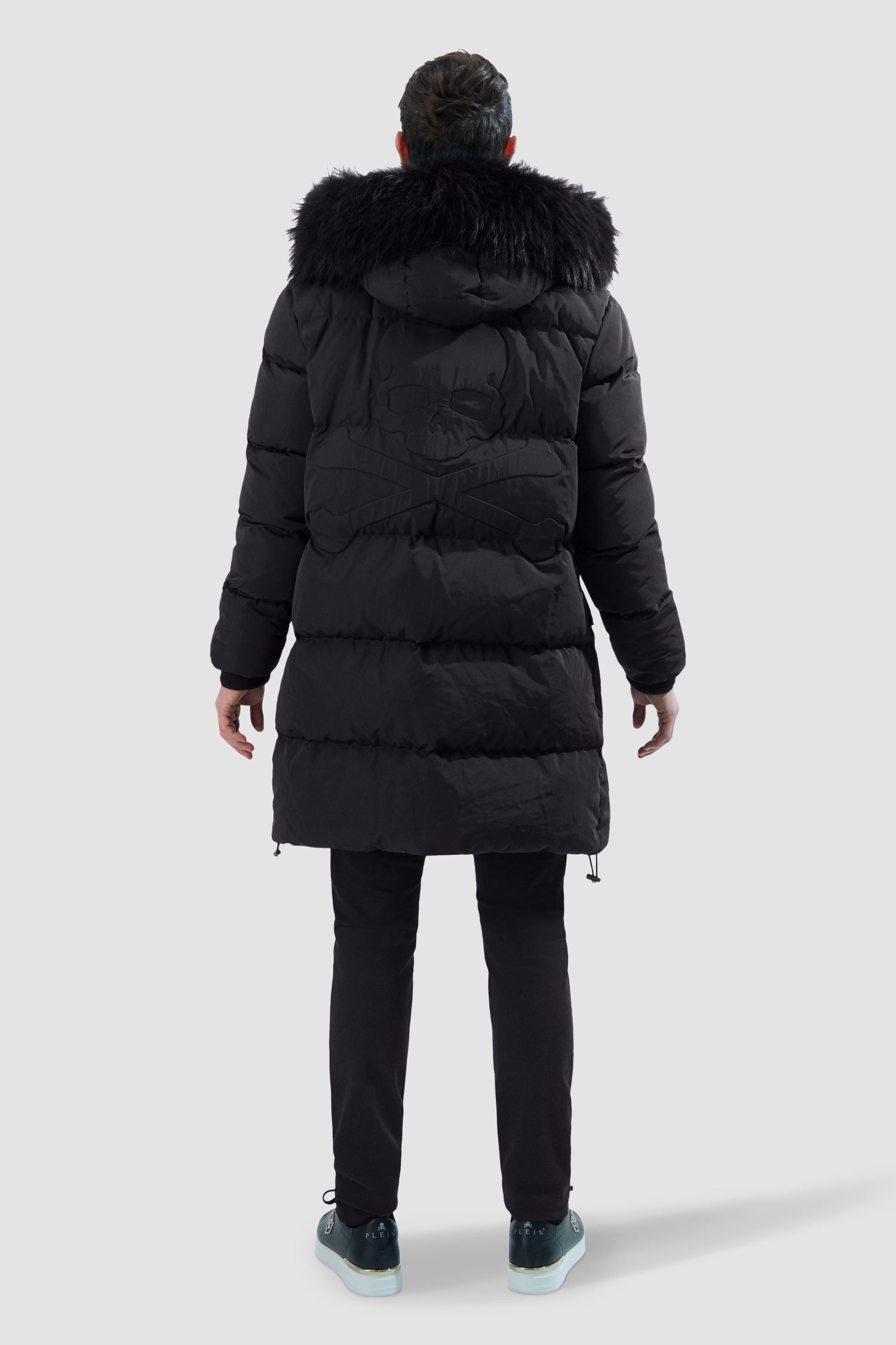 Parka real hot sale fur hood