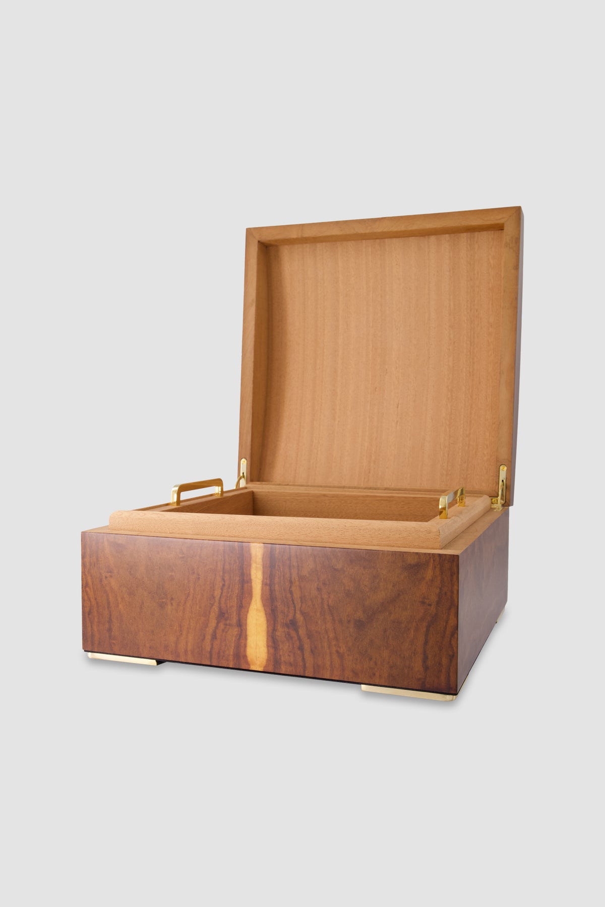 Jemar Wood Round Top Cigar Humidor