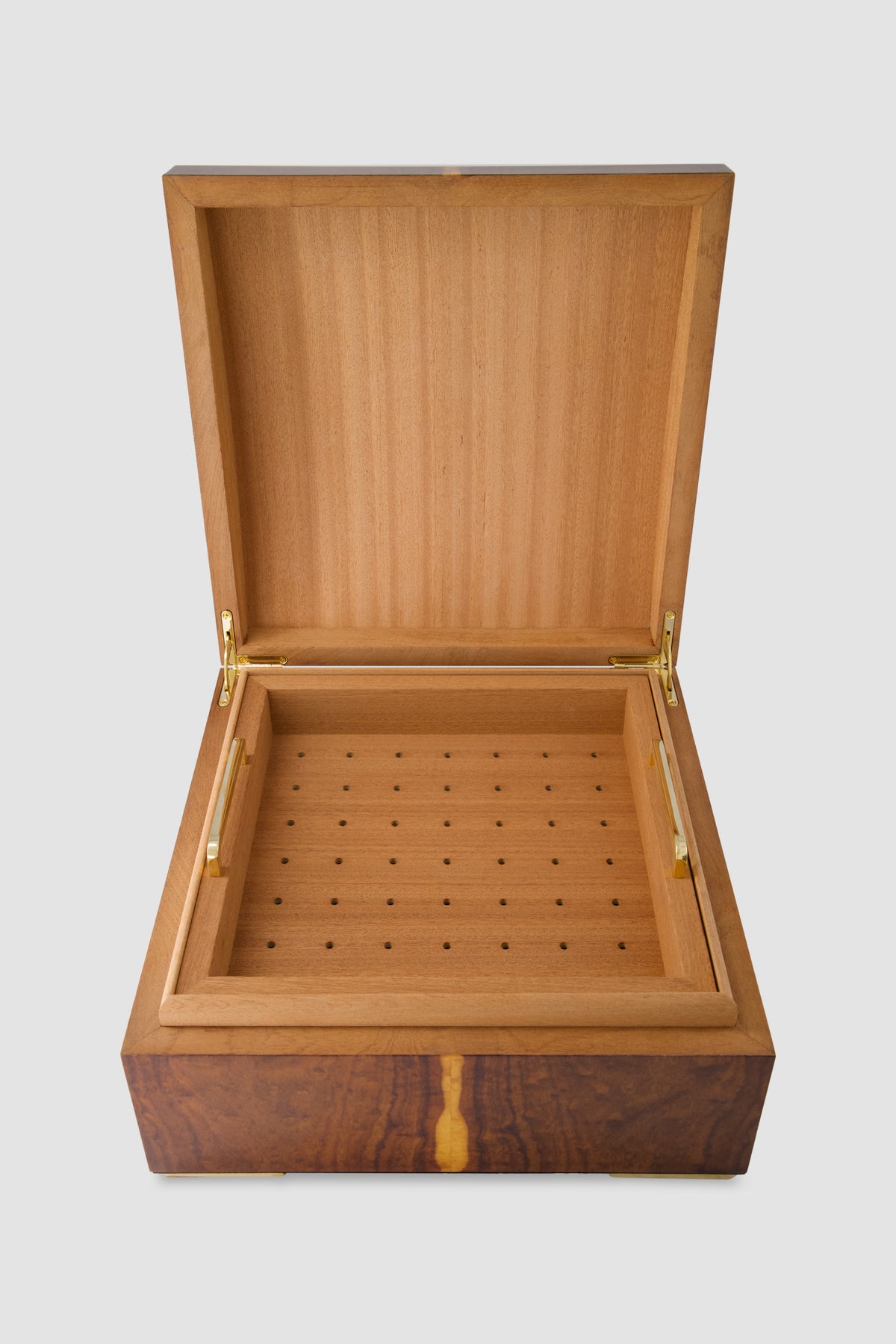 Jemar Wood Round Top Cigar Humidor