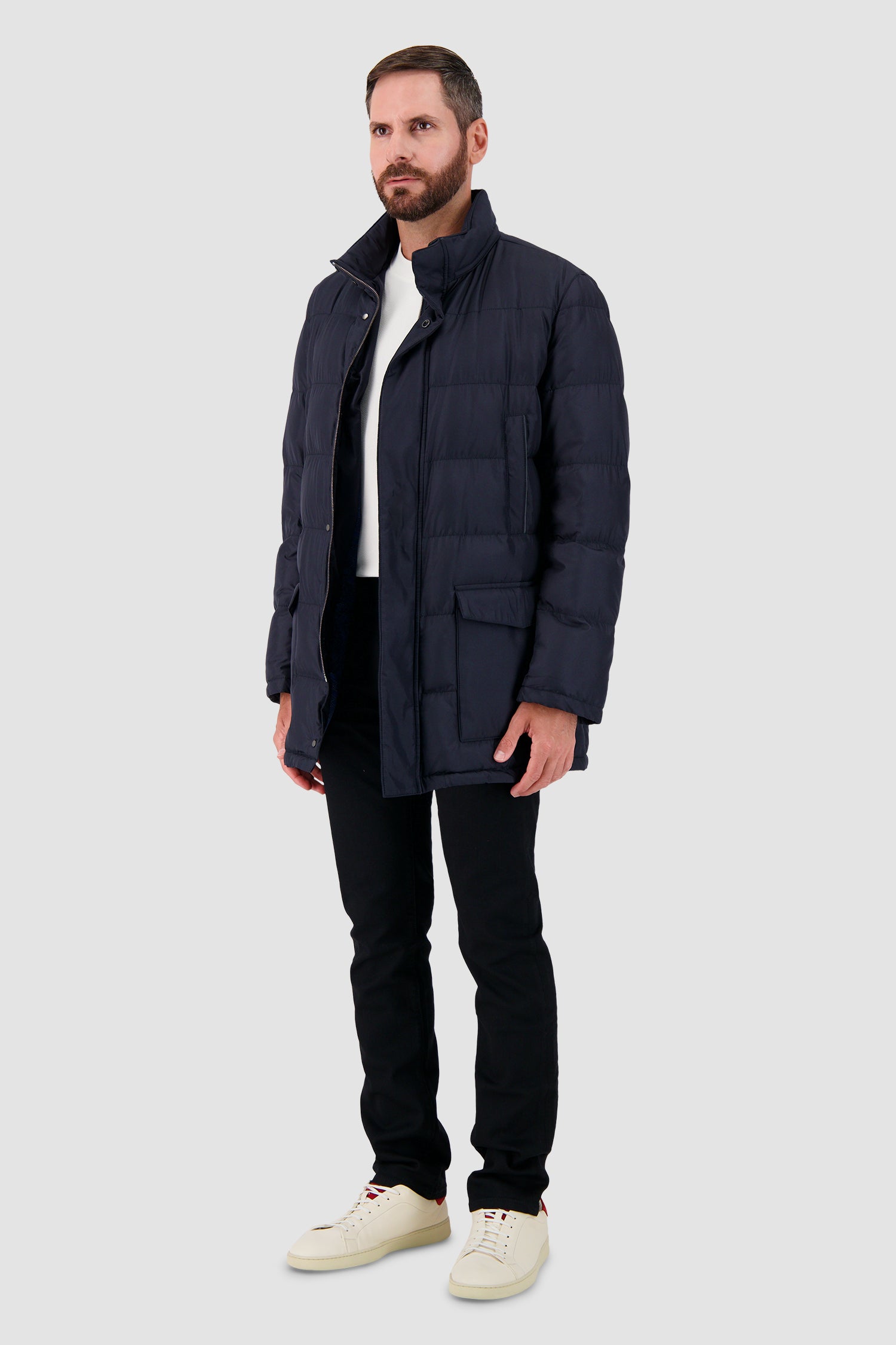 Hettabretz Navy Down Jacket