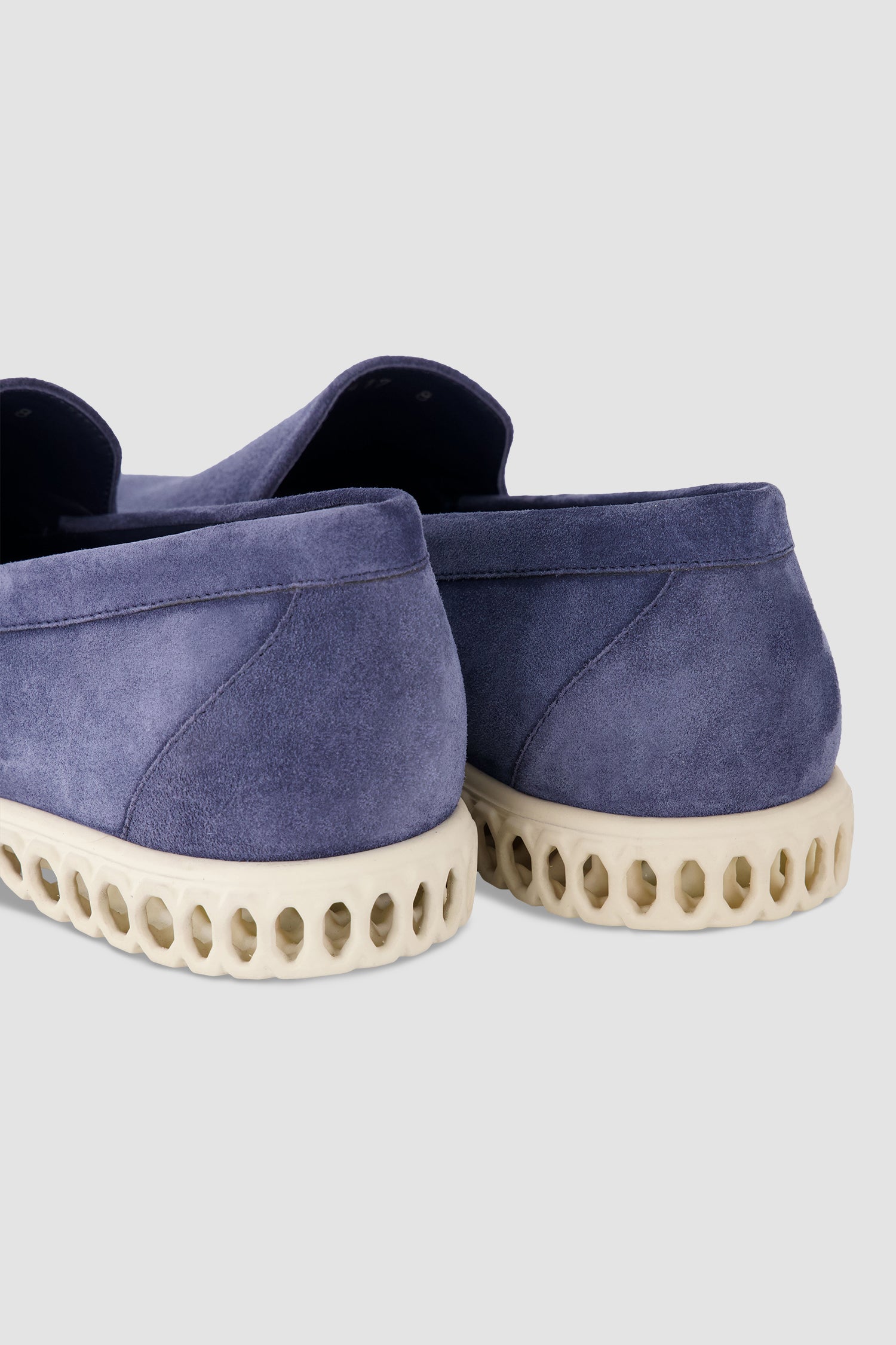 Mocassins en suède Stefano Ricci marine