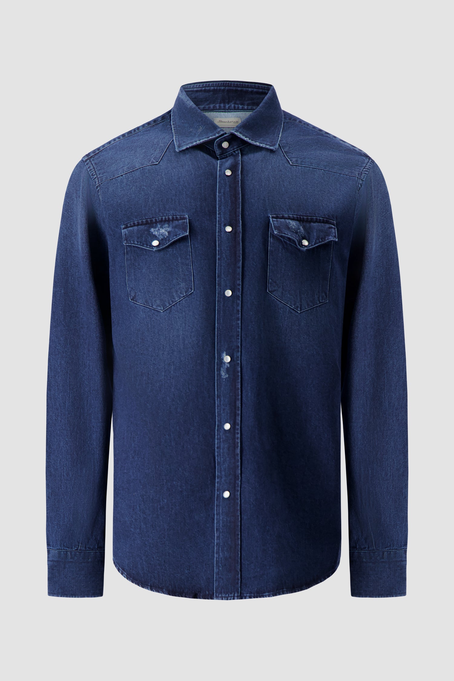 Sartorio Dark Blue Denim Shirt