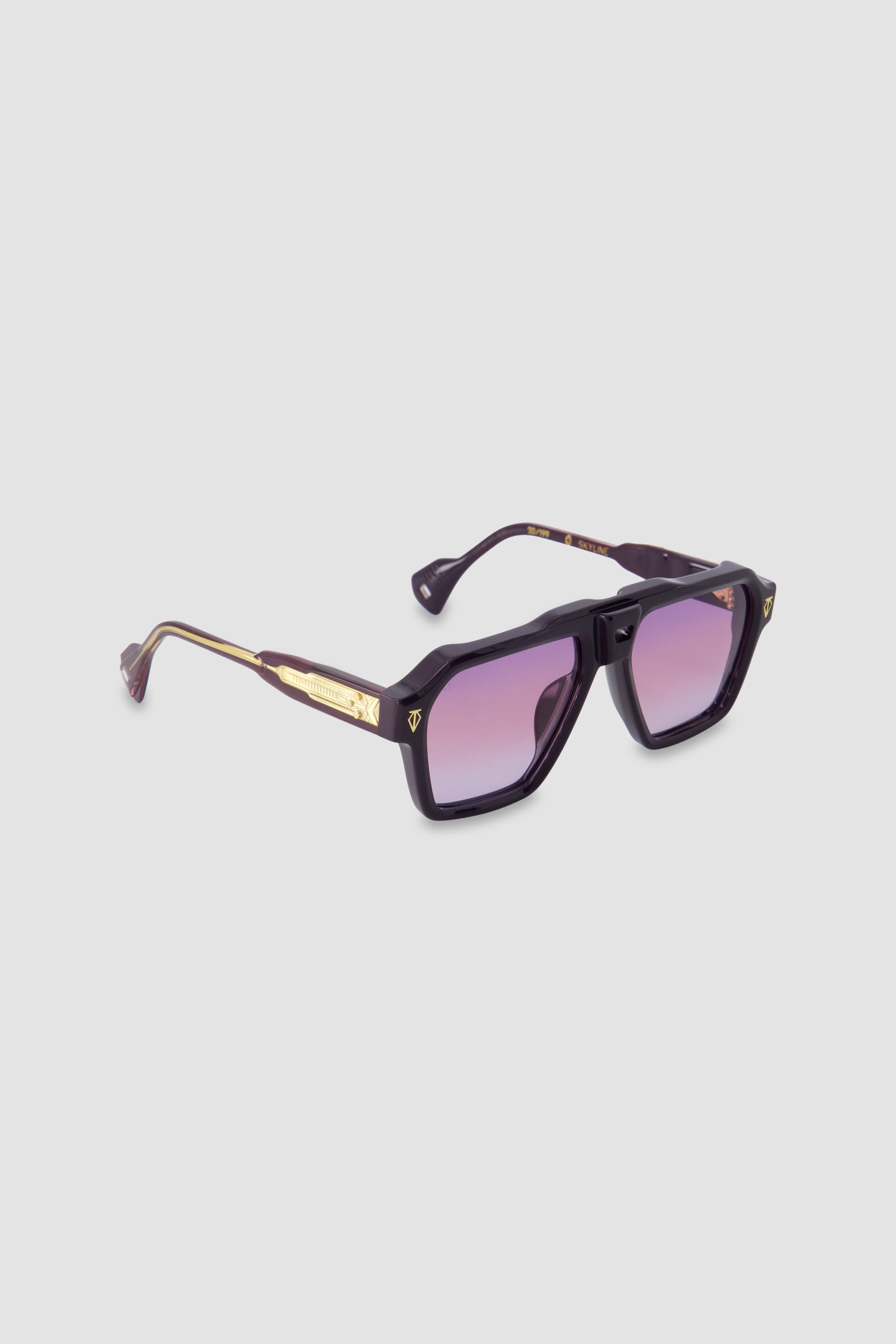 T Henri Purple Skyline Sunglasses