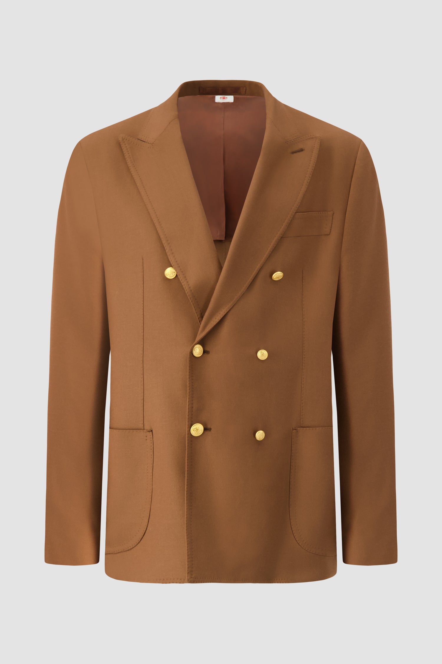 Luigi Borrelli Brown Wool/Cashmere Blazer