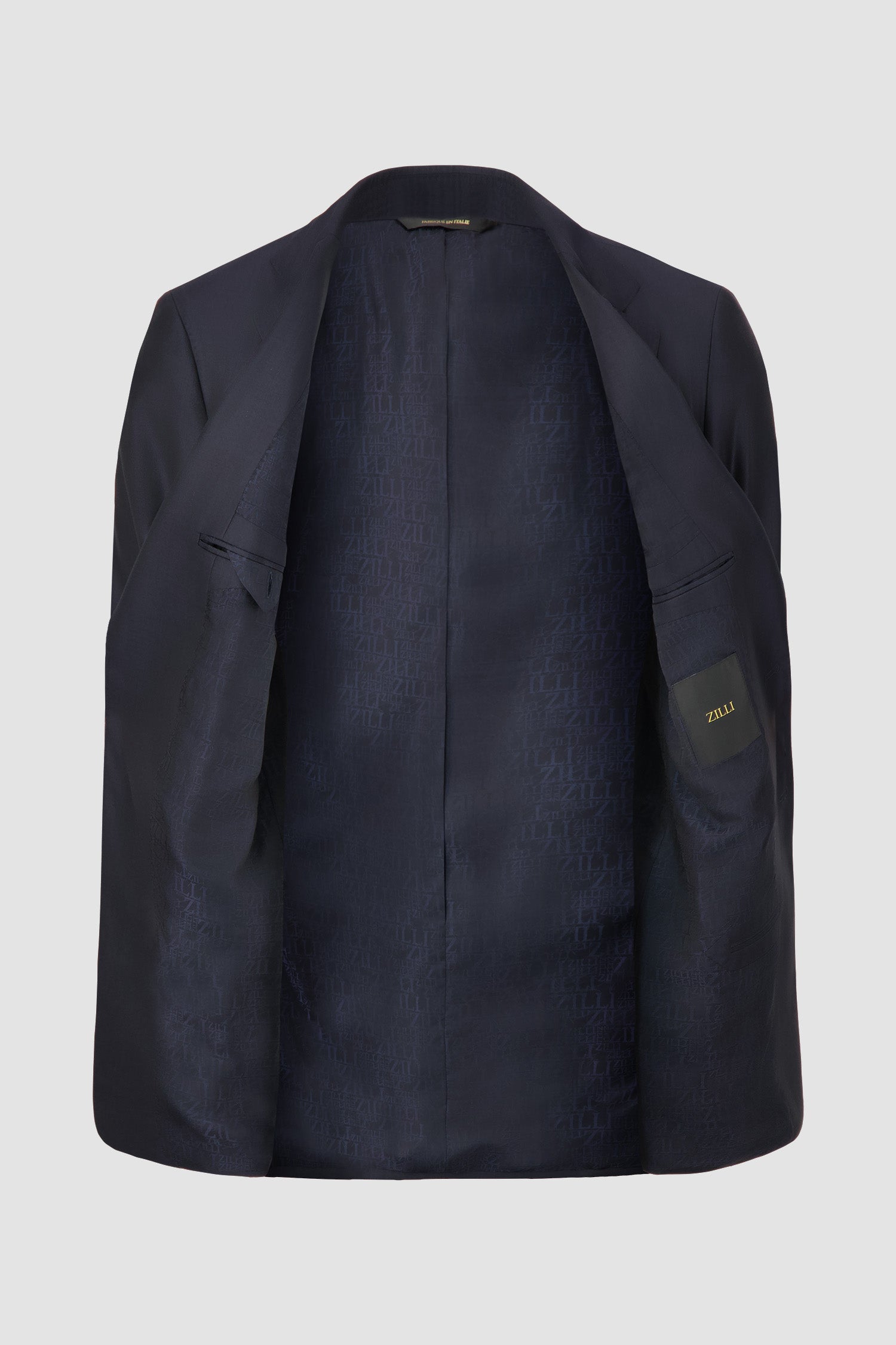 Zilli Navy Paris Whole Lined Suit