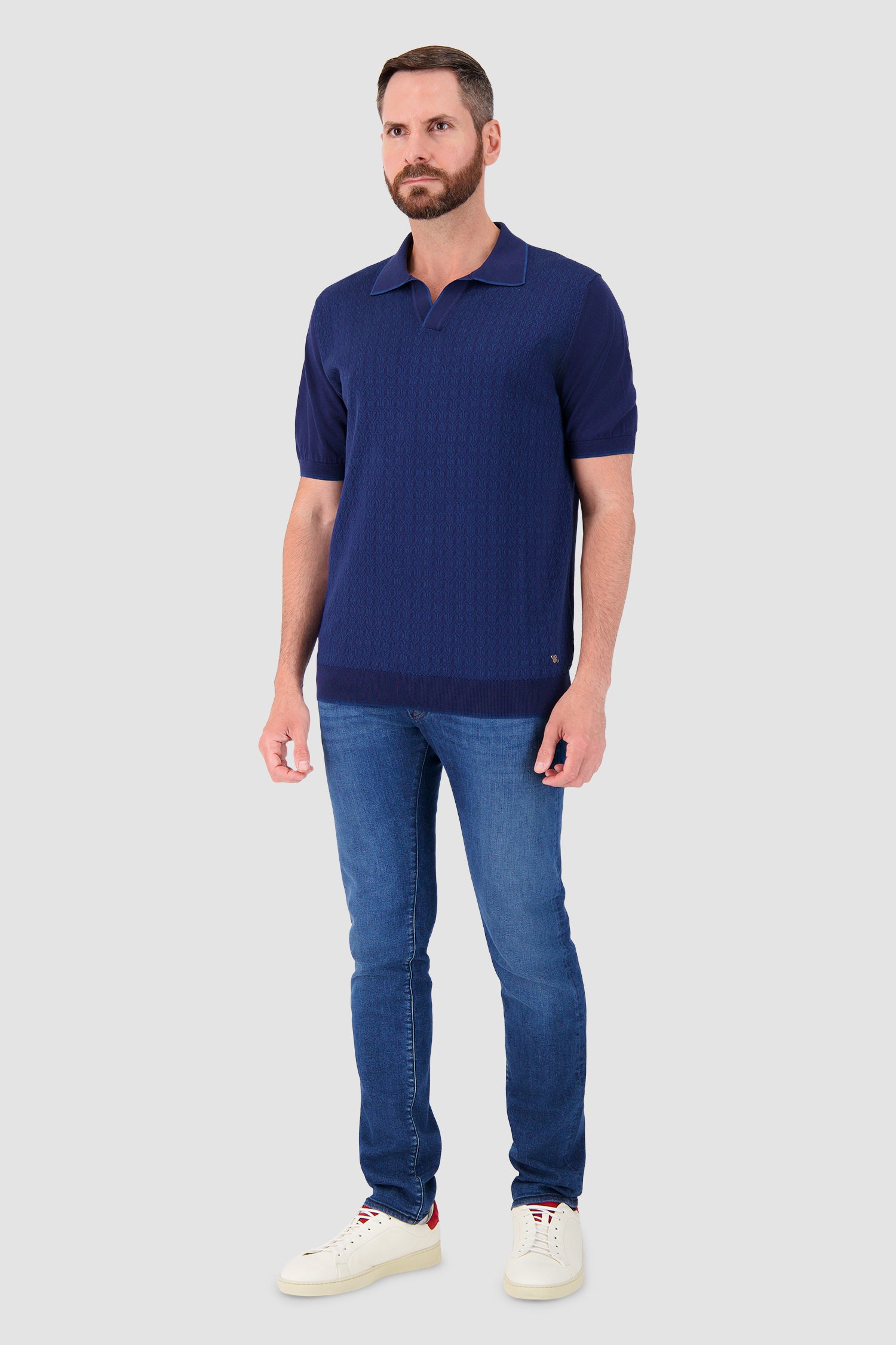 Polo Pashmere Carminio/Amaranto