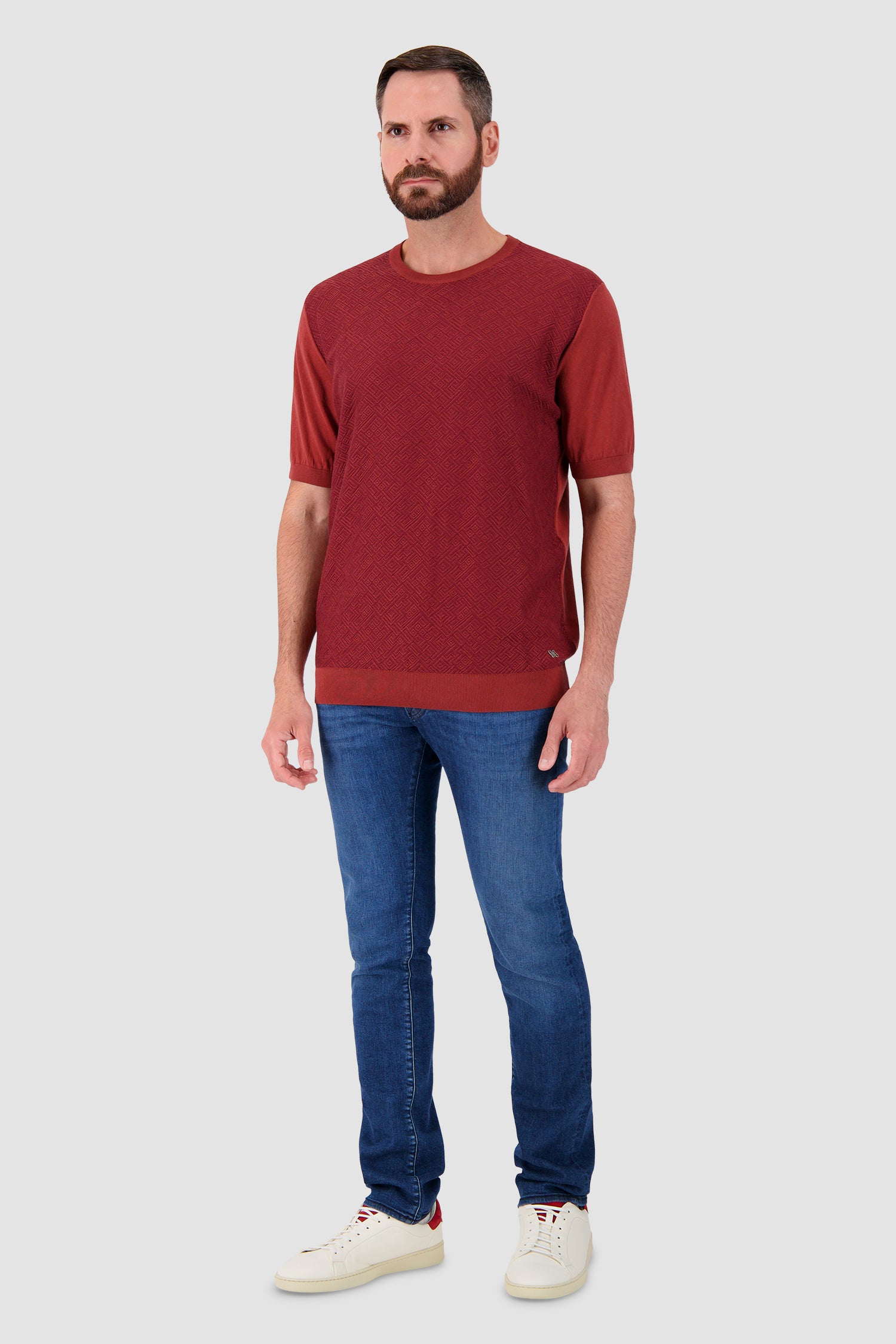T-shirt Pashmere Carminio/Amaranto