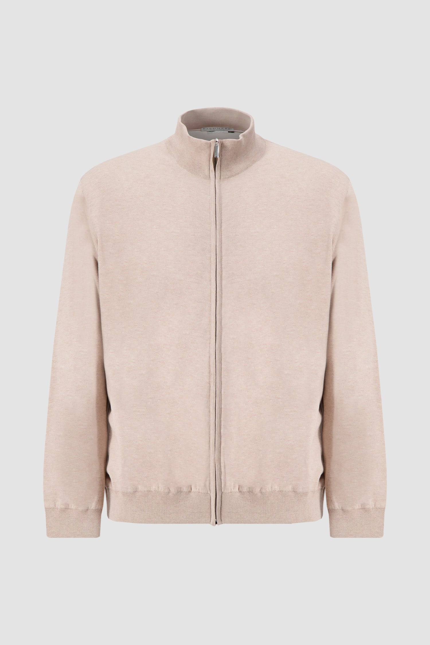 Pashmere Polo Full Zip Sweater