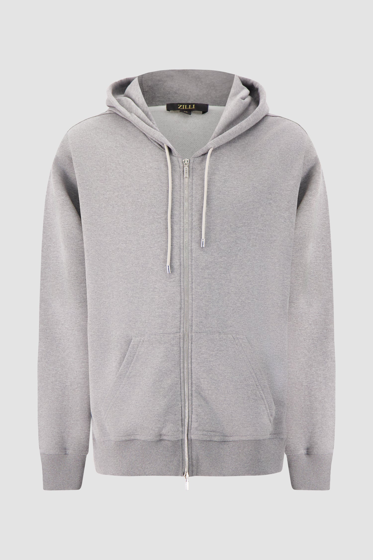 Zilli Grey Zip up Sweatshirt with Hood