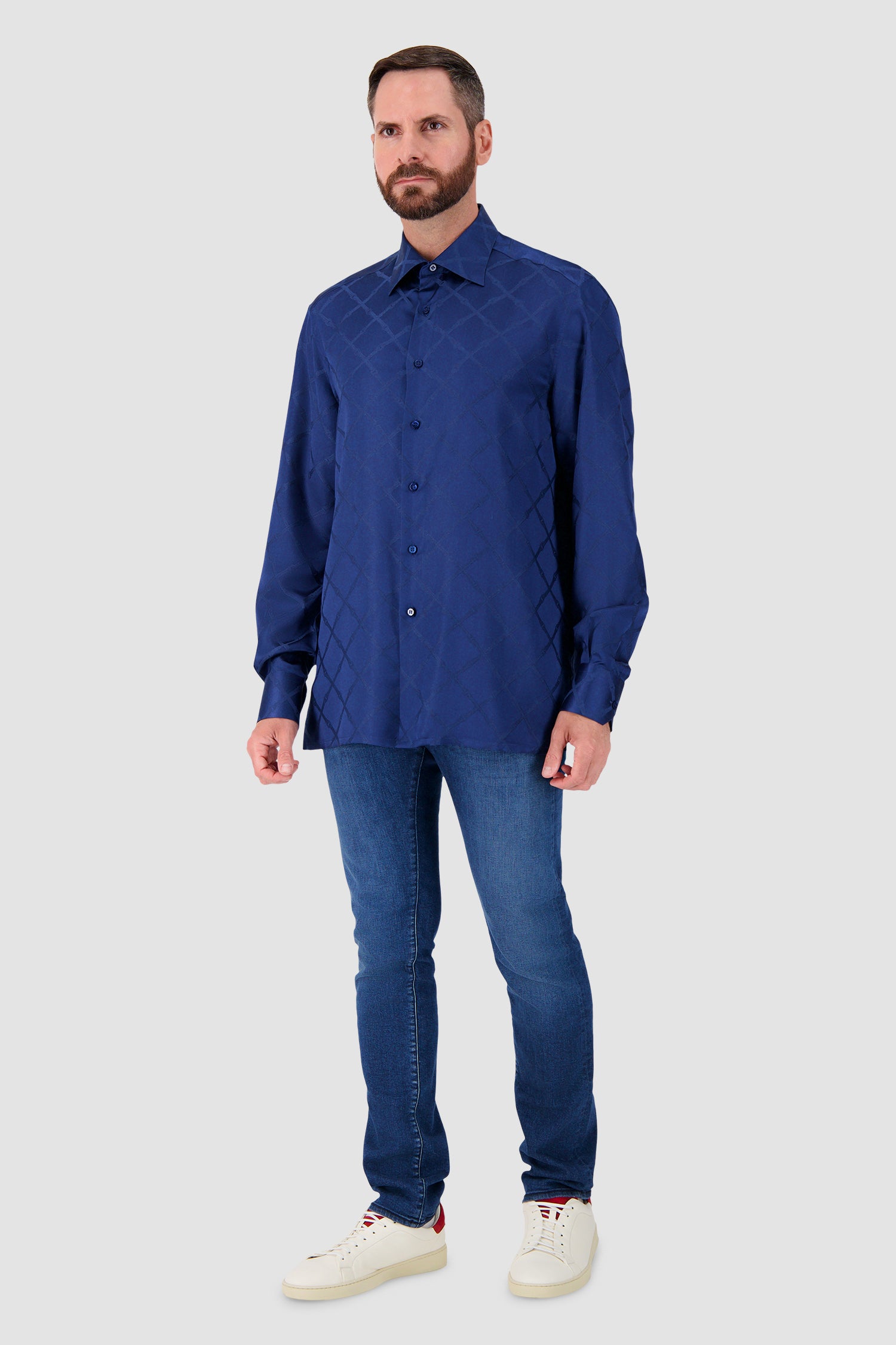 Chemise en soie Stefano Ricci