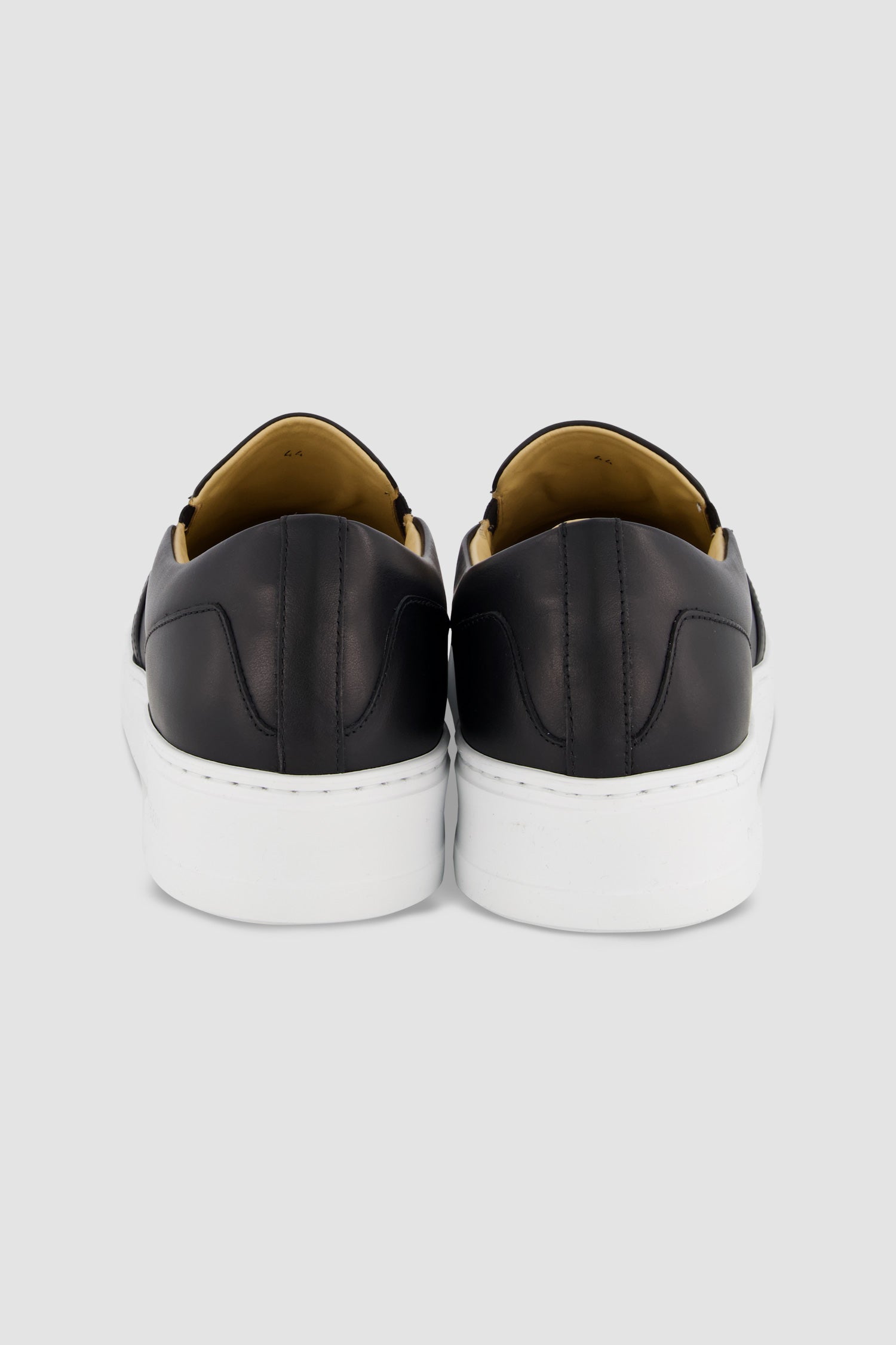Philipp Plein Black Hexagon Slip-Ons
