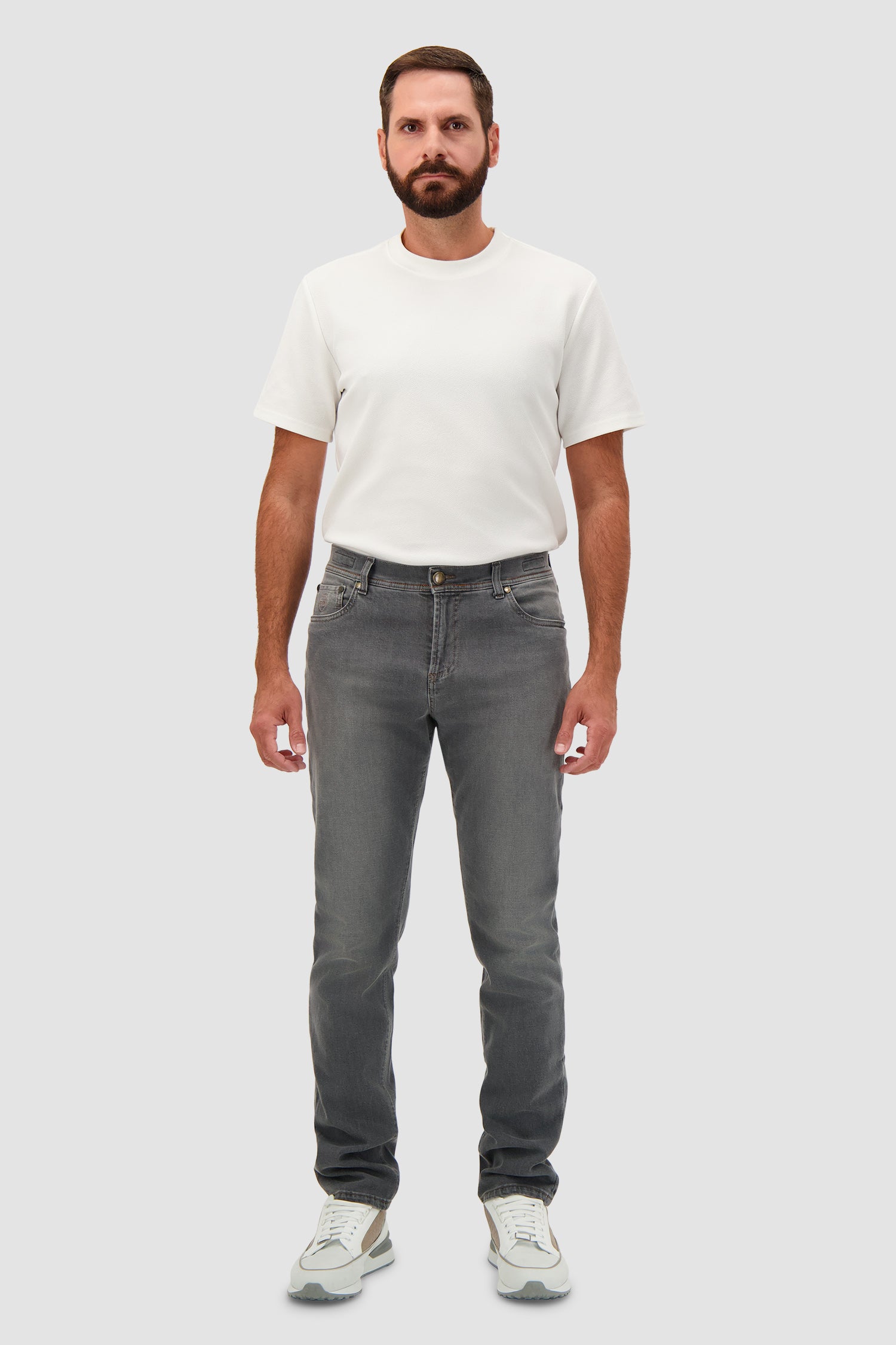 Richard J Brown Grey Denim Milano Jeans