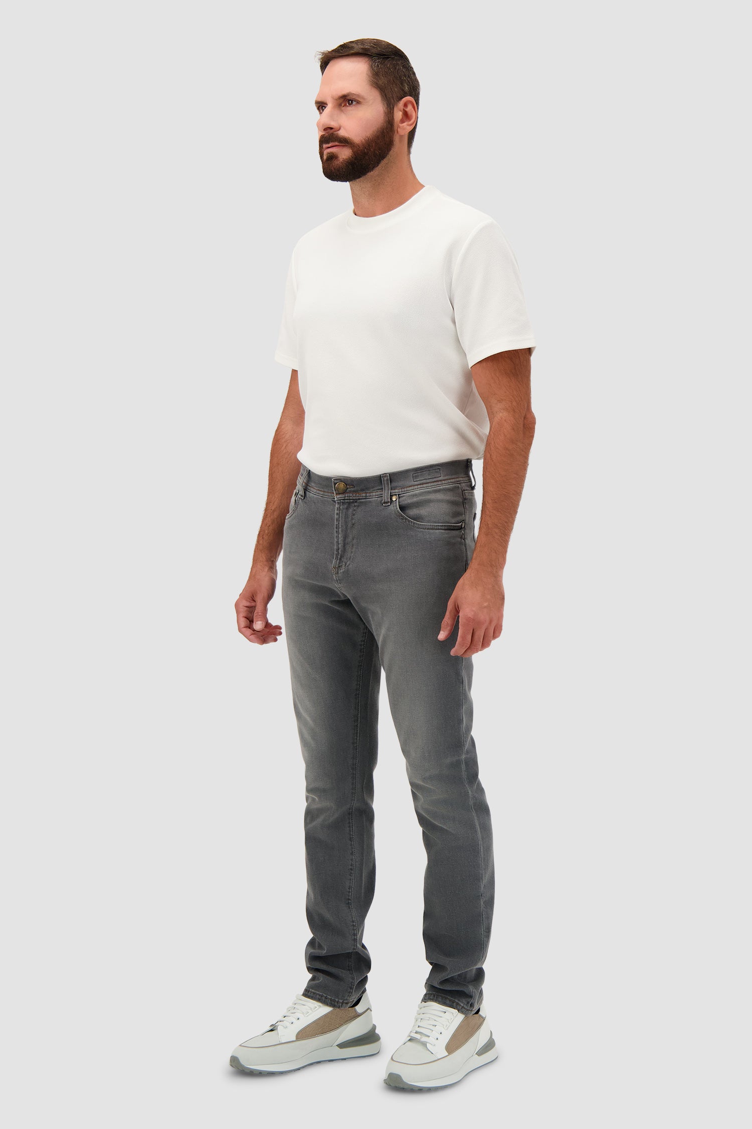 Richard J Brown Grey Denim Milano Jeans
