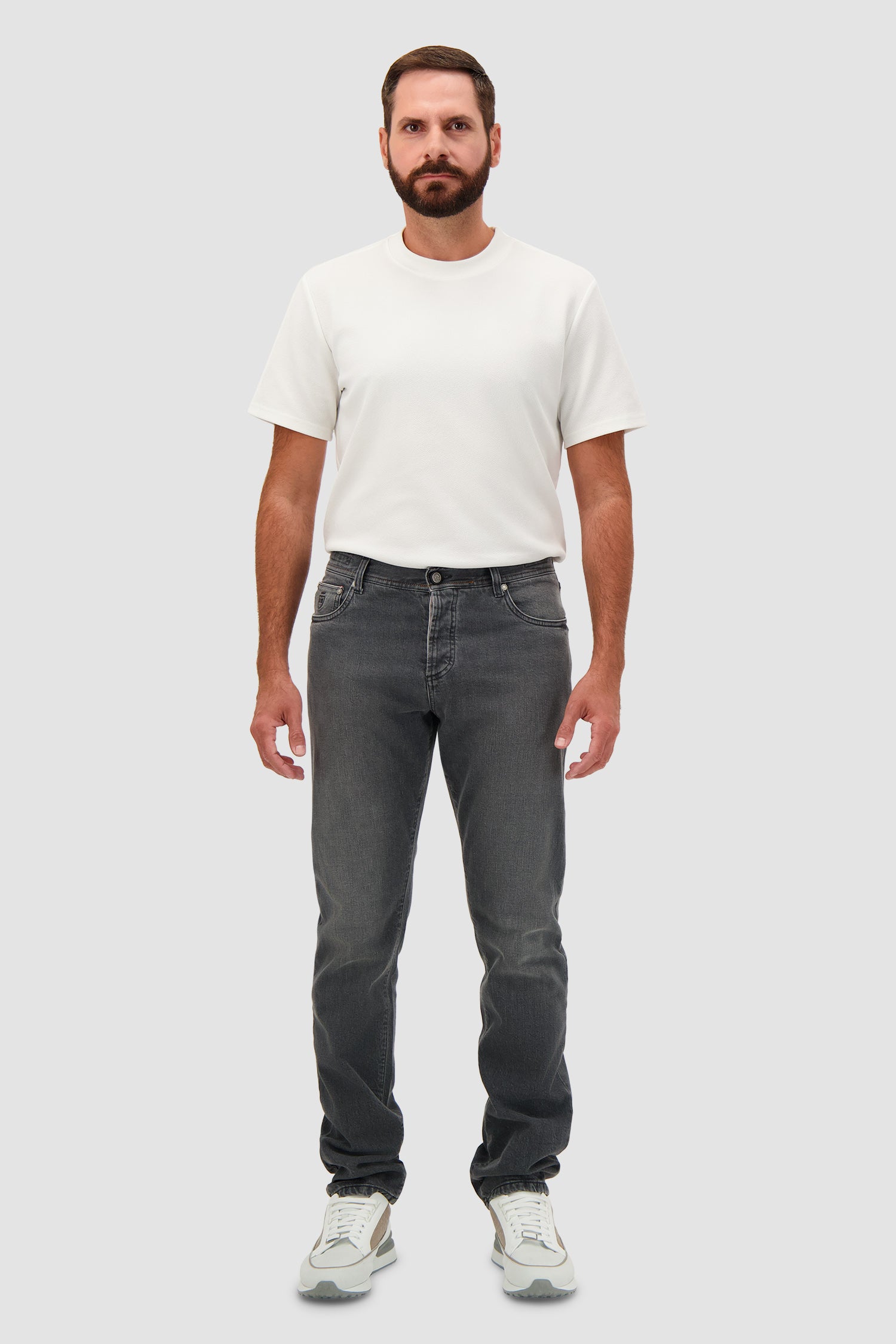 Richard J Brown Grey Denim Milano Jeans