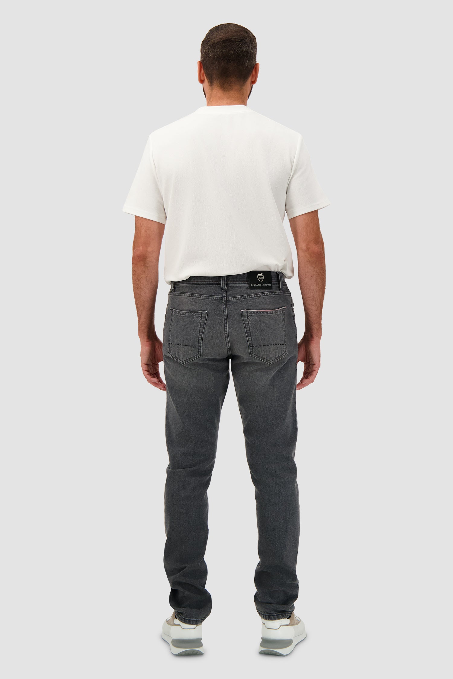 Richard J Brown Grey Denim Milano Jeans