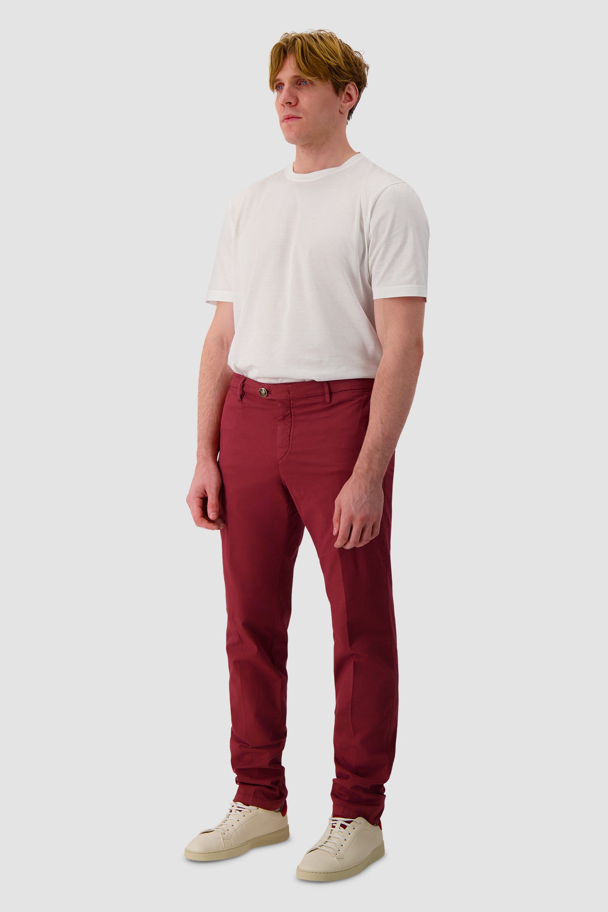 Richard J. Brown Burgundy Trousers