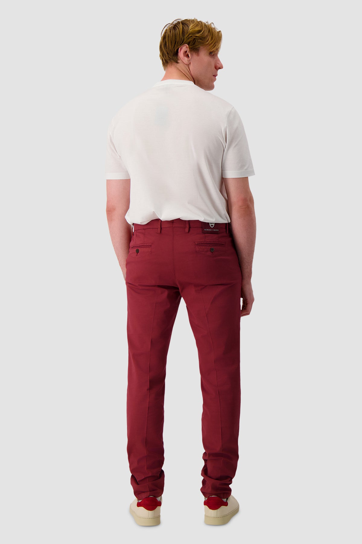 Richard J. Brown Burgundy Trousers